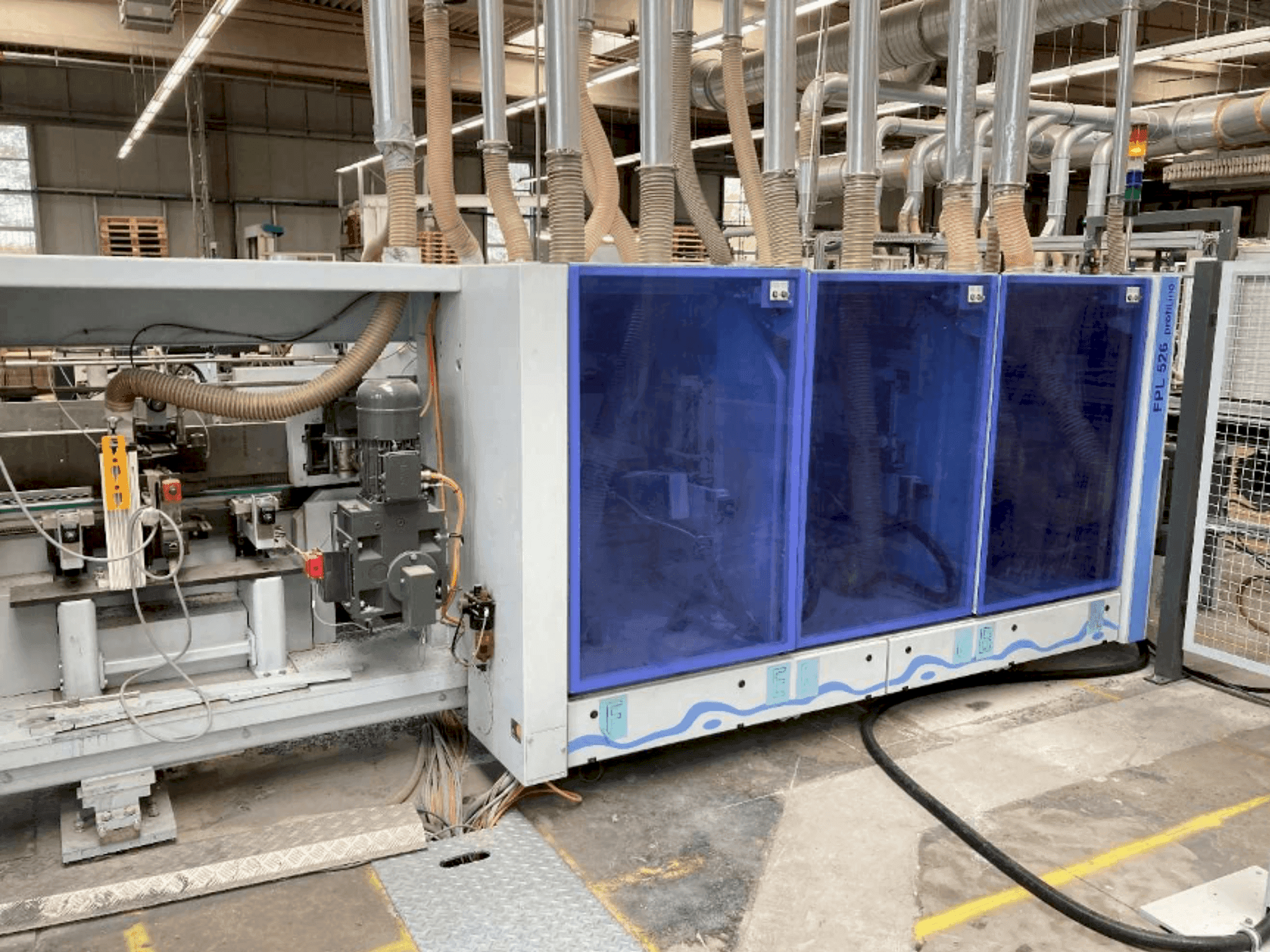 Vista Frontal da HOMAG PROFI FPL 525/6/04/PW/V LVT Profiling System máquina