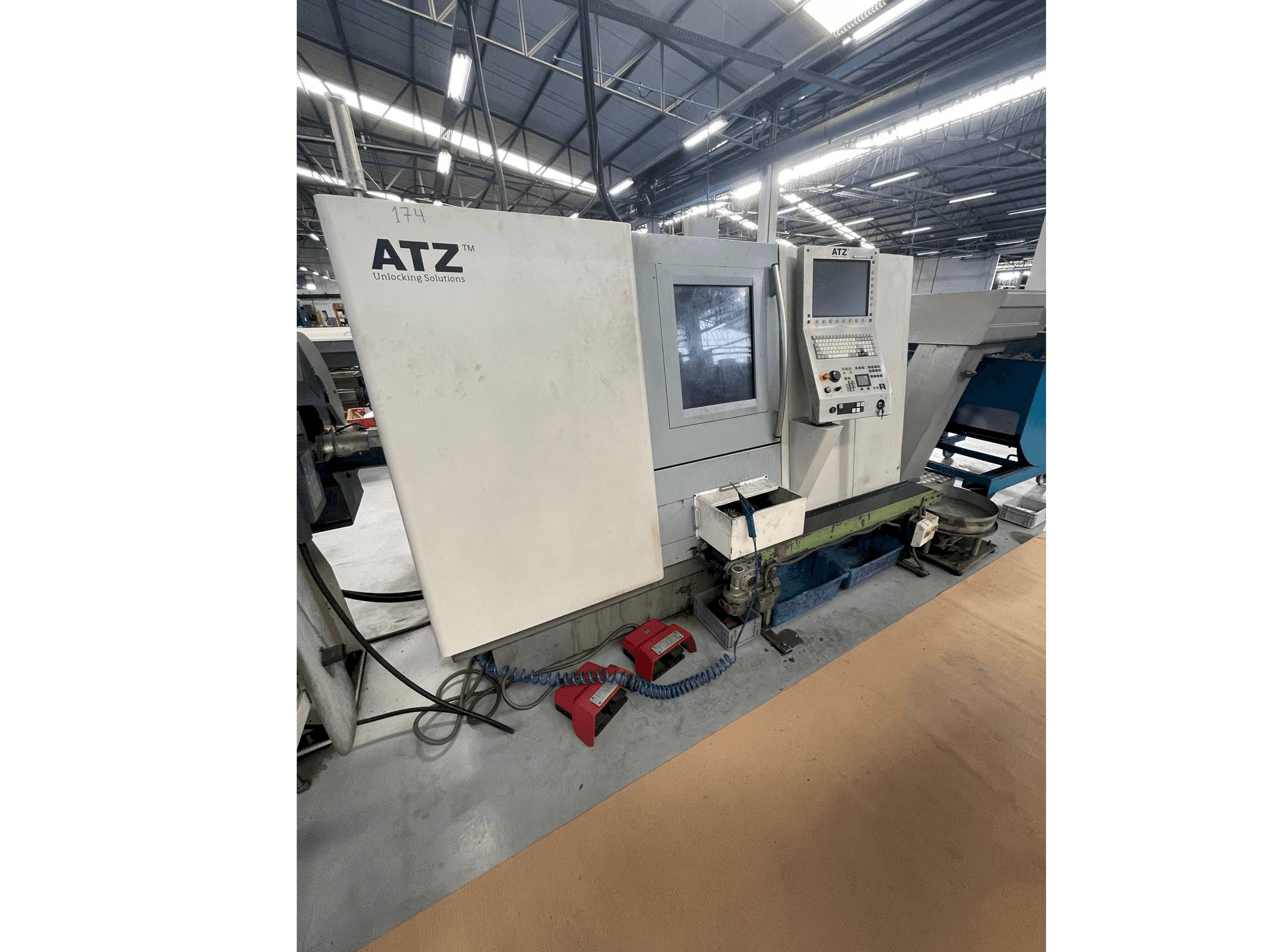 Vista Frontal da Gildemeister CTX 310 V6 máquina