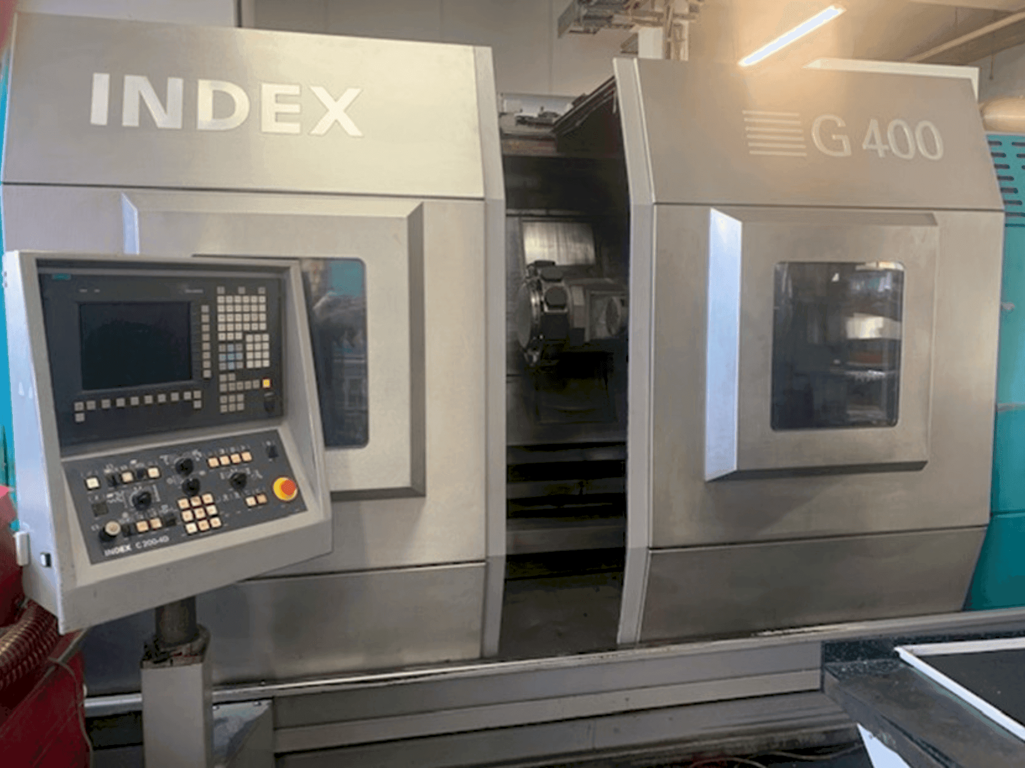 Vista Frontal da Index G400 máquina