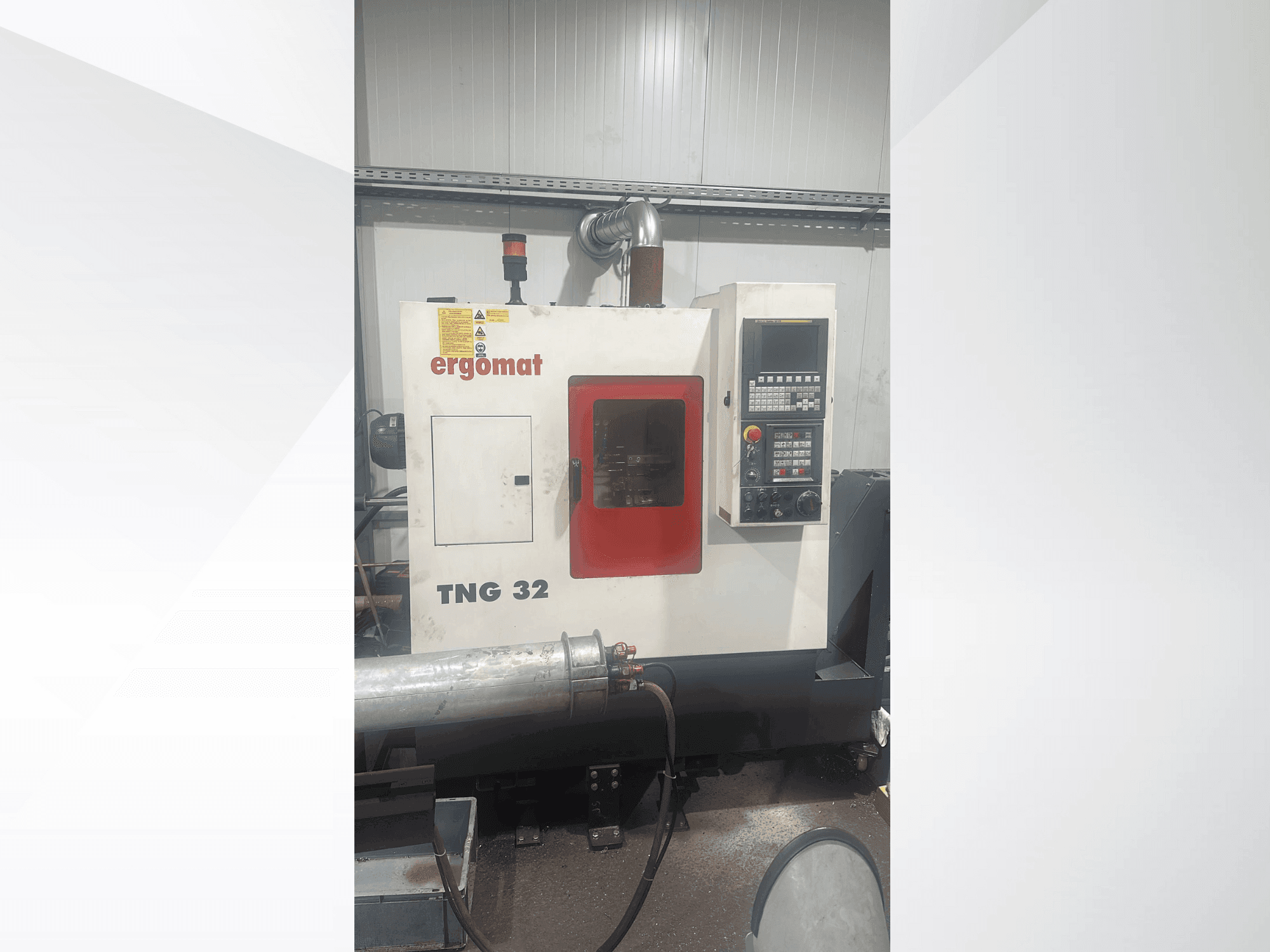 Vista Frontal da ERGOMAT TNG 32 máquina