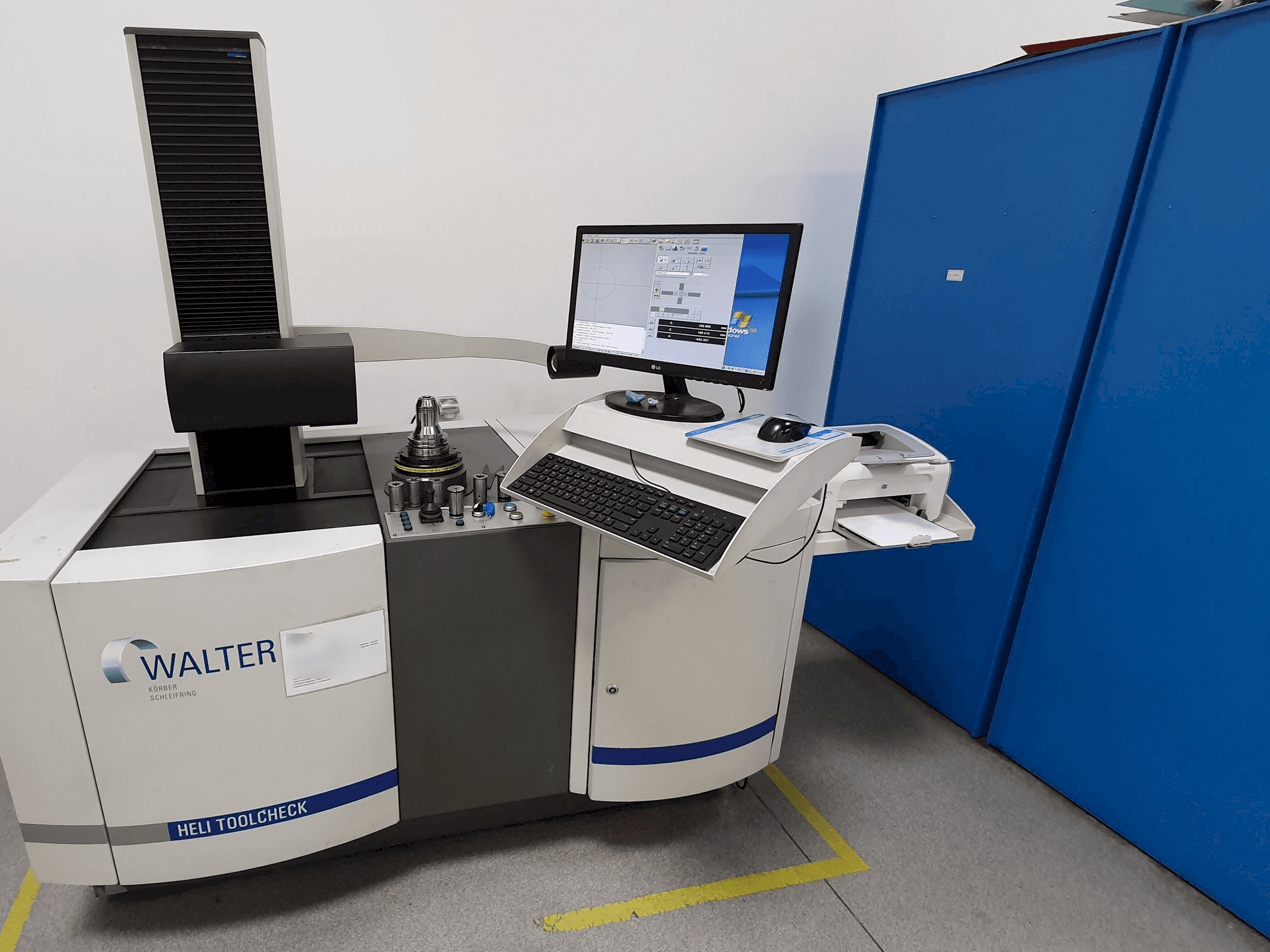 Vista Frontal da Walter Heli Toolcheck 3C máquina