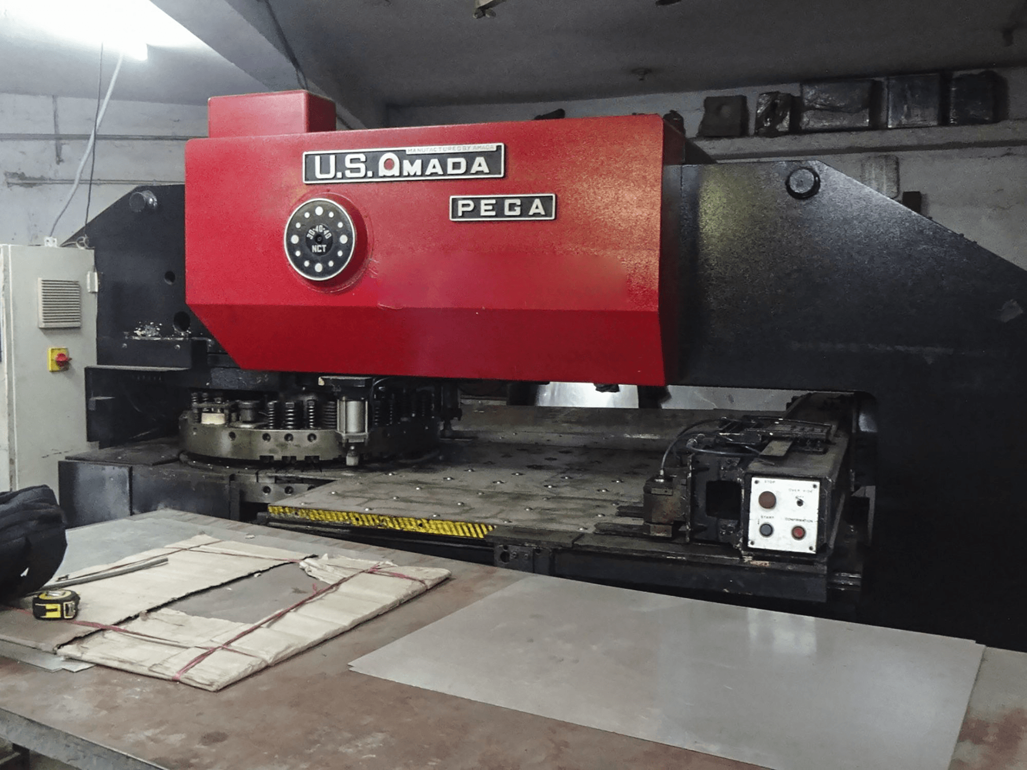 Right view of AMADA PEGA 344 Machine