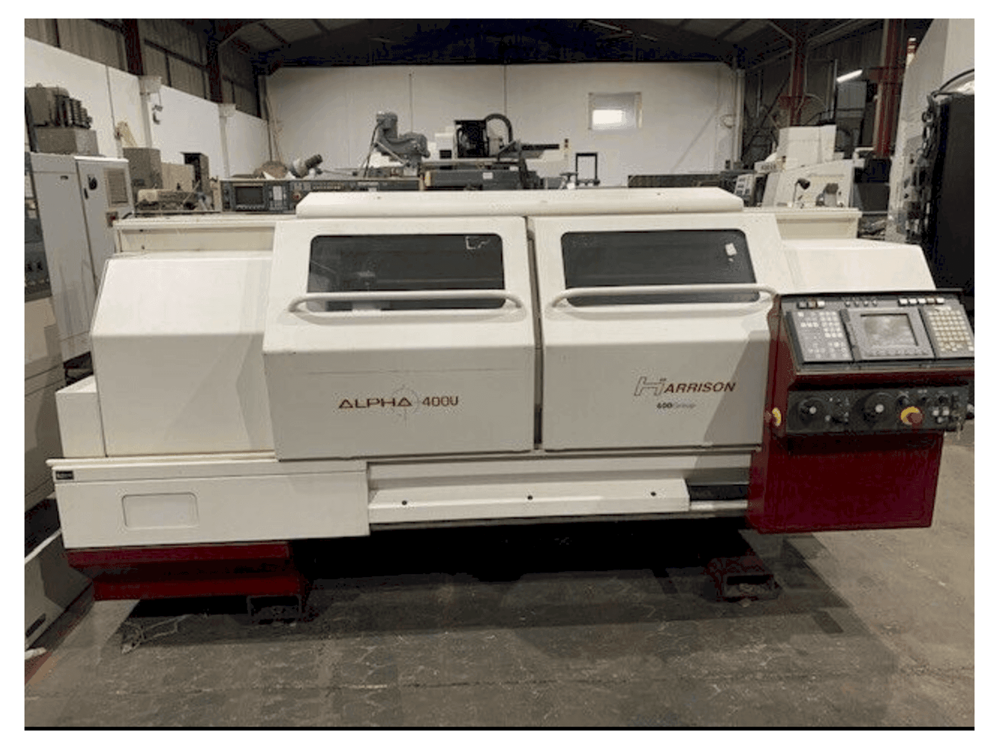 Vista Frontal da Harrison ALPHA 400 U máquina