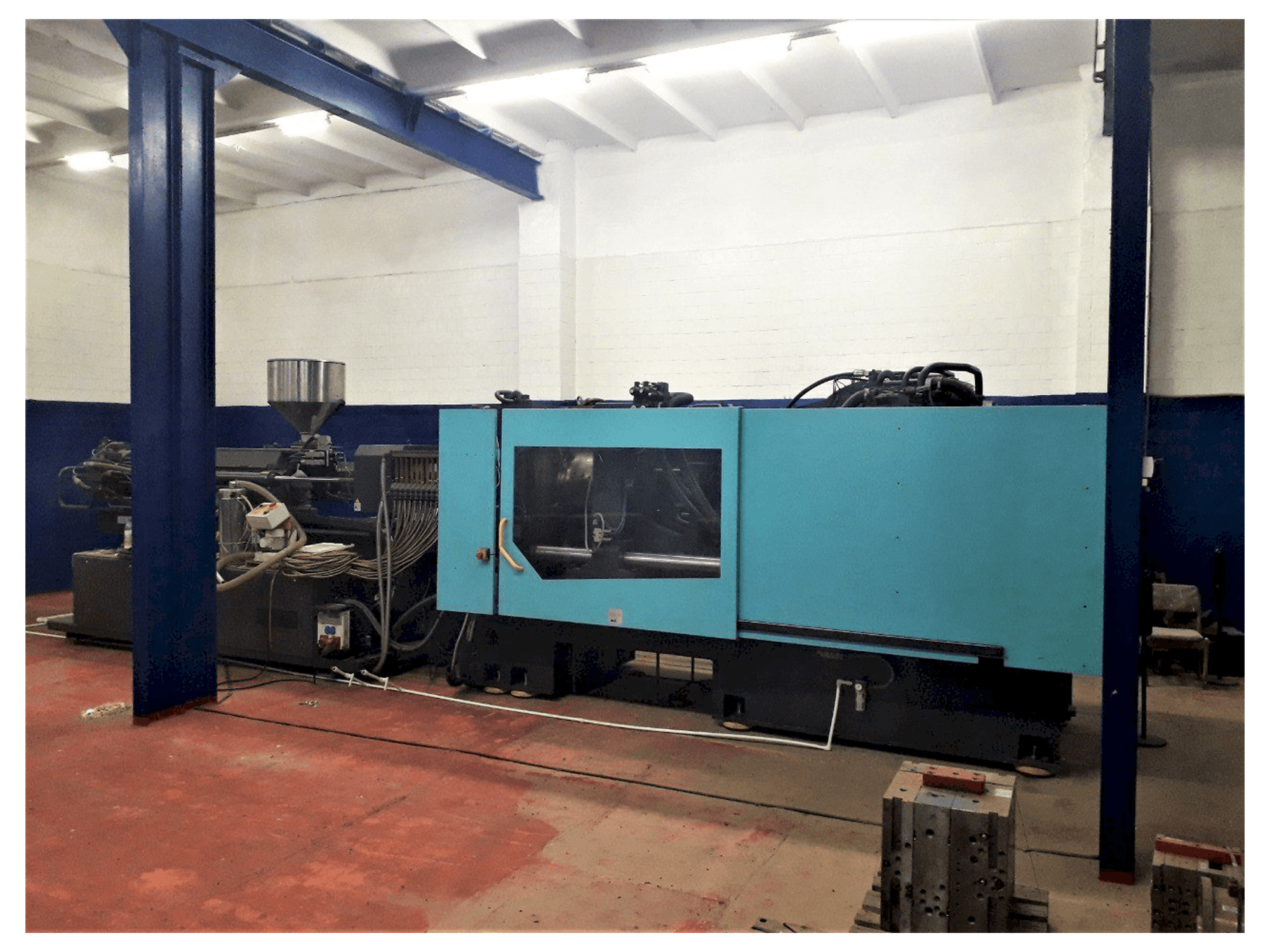 Vista Frontal da DEMAG Systec Sumitomo 500/9200- 6400 máquina