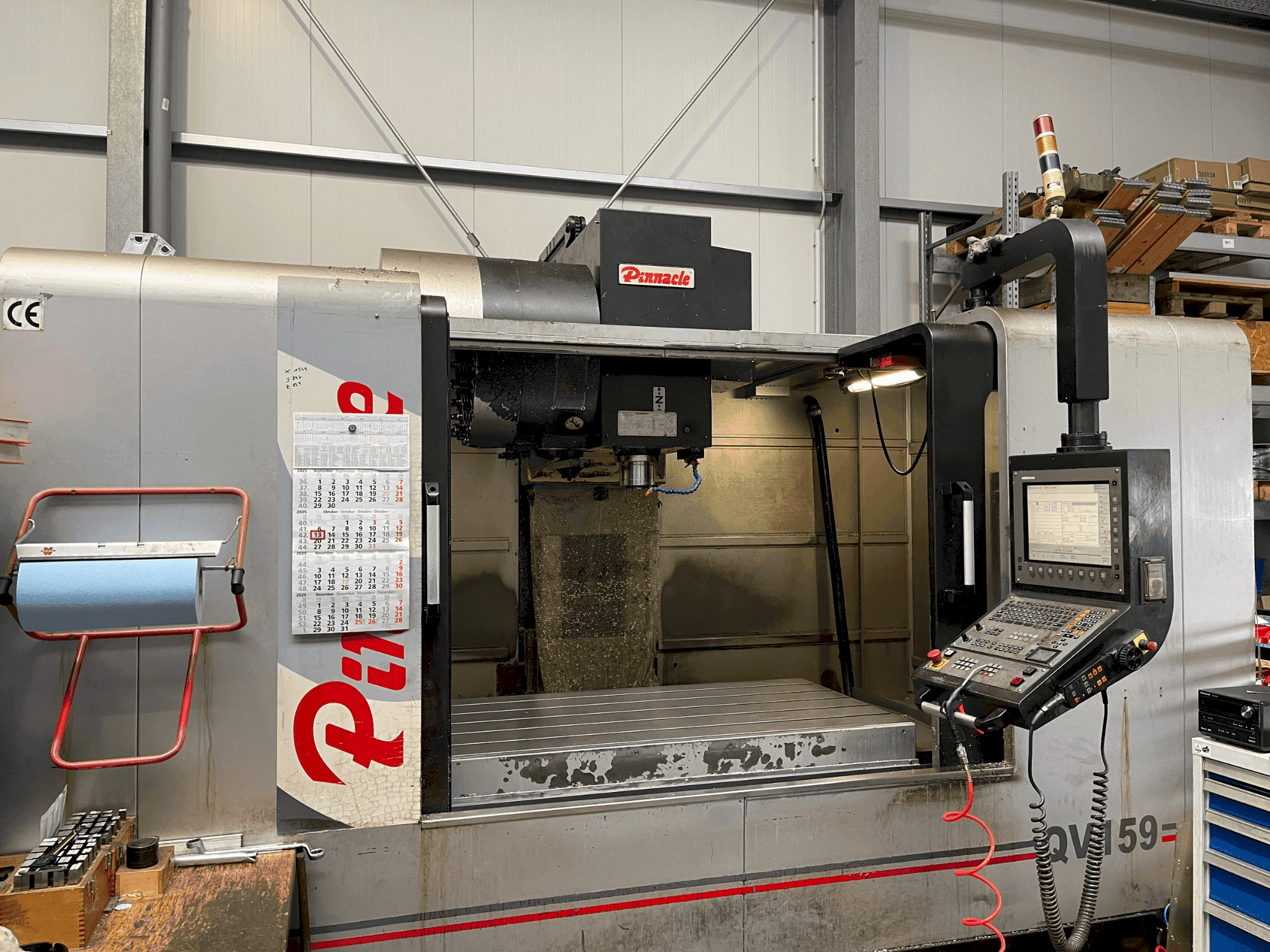 Vista Frontal da Pinnacle QV 159 máquina