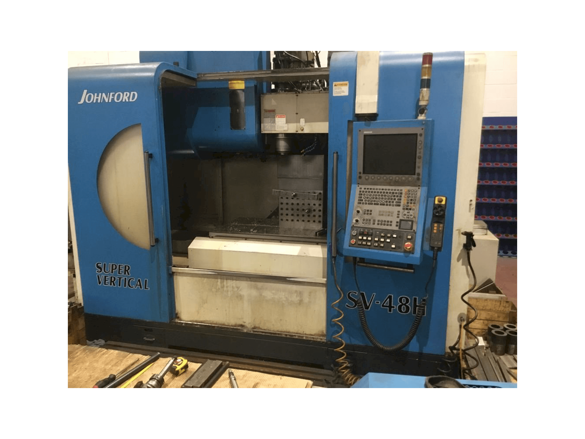 Vista Frontal da Johnford SV-48H máquina