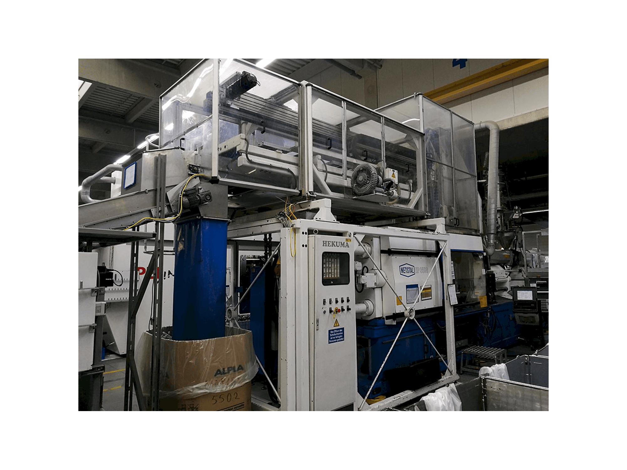 Vista Esquerda da Netstal HP-3500/3550-R máquina