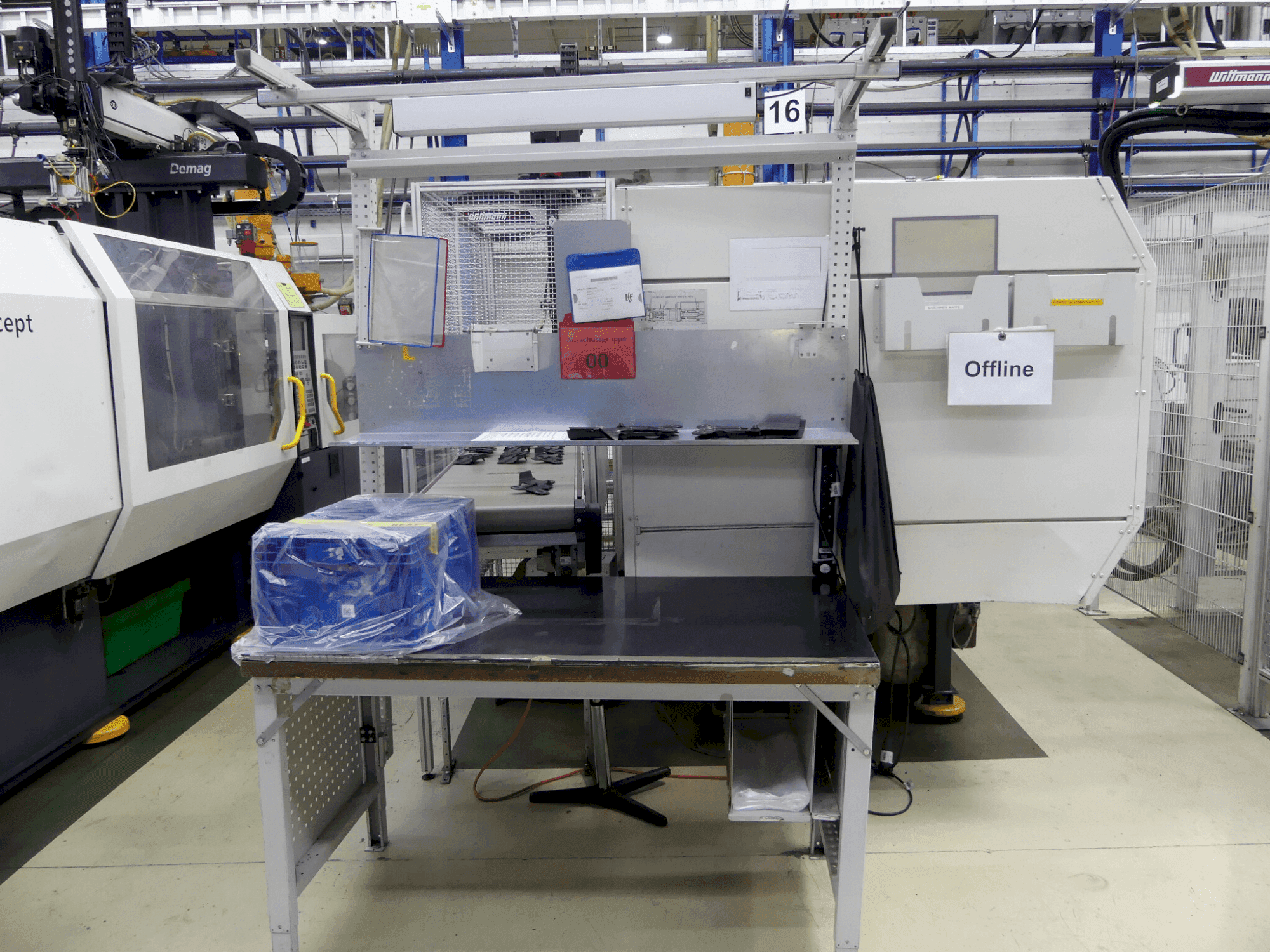 Vista Frontal da DEMAG Ergo-Tech 250-1450 máquina