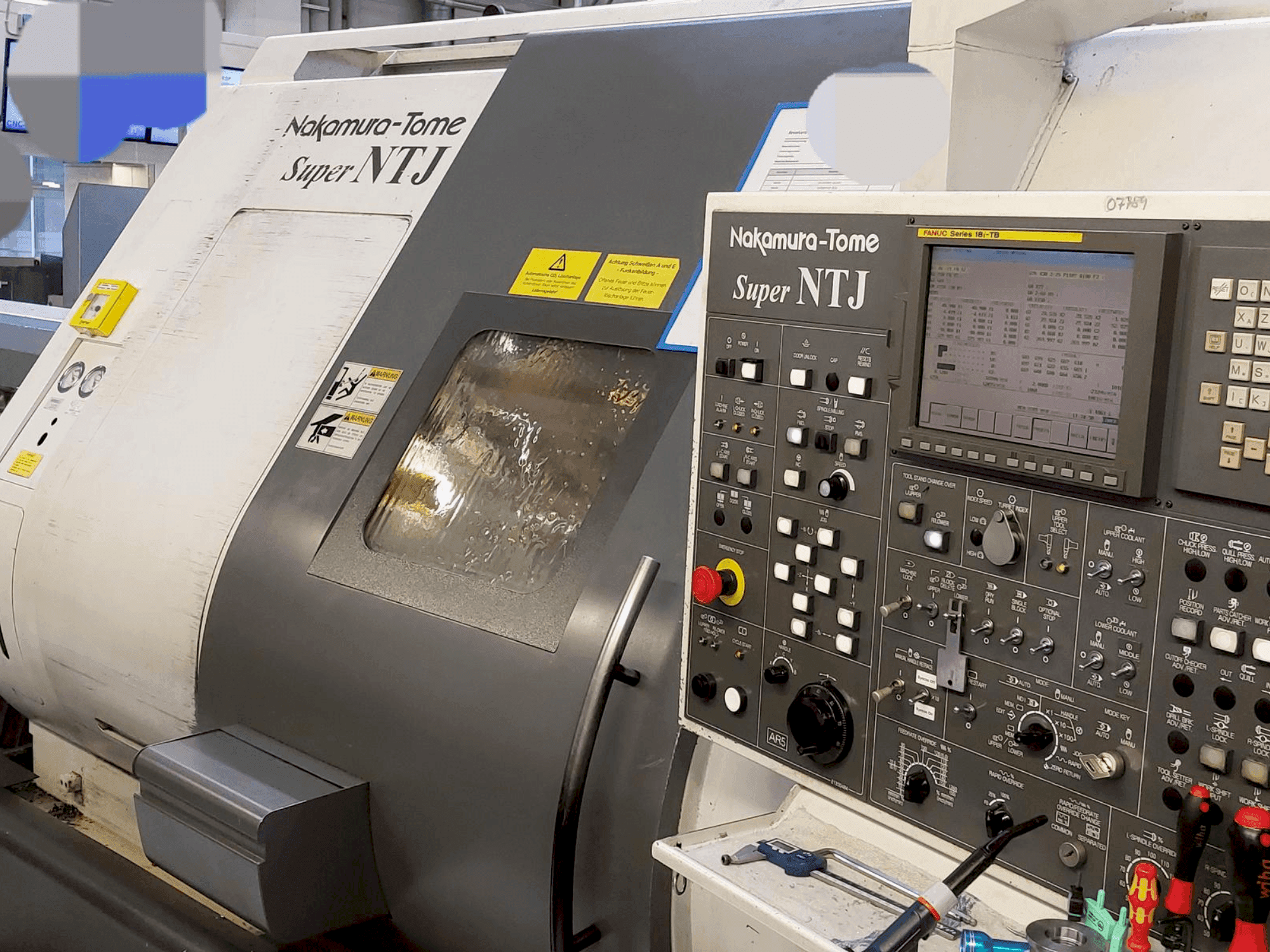 Vista Frontal da NAKAMURA Super NTJ (2006) máquina