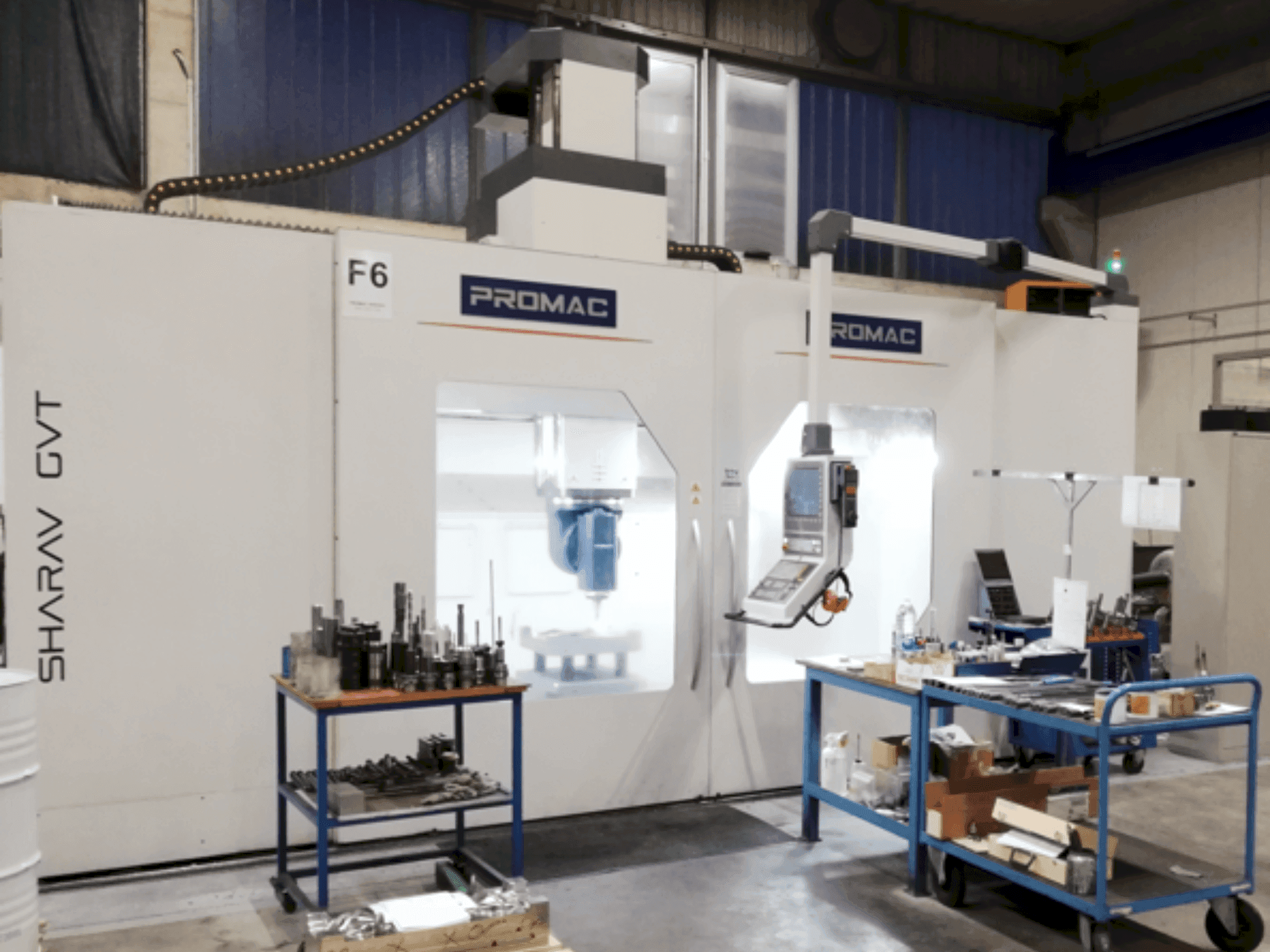 Vista Frontal da PROMAC SHARAV GTV 3.5 máquina