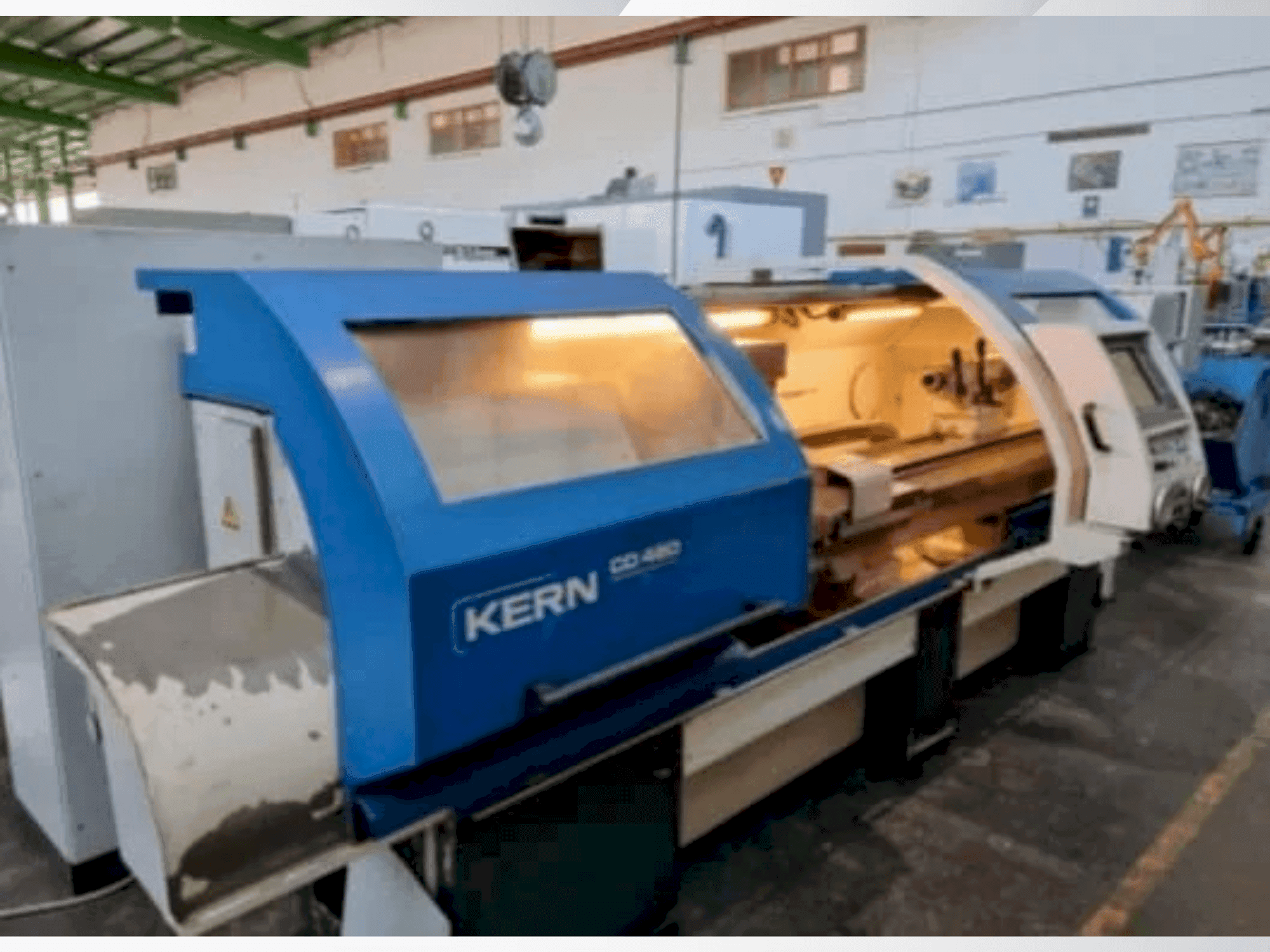 Vista Frontal da KERN CD 480/2000 máquina