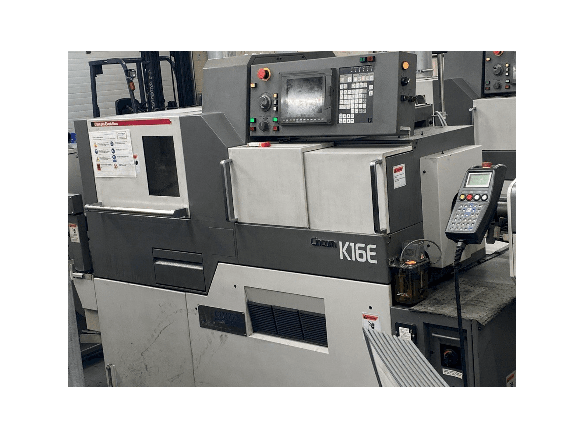 Vista Frontal da Citizen Cincom K16EVIIP máquina