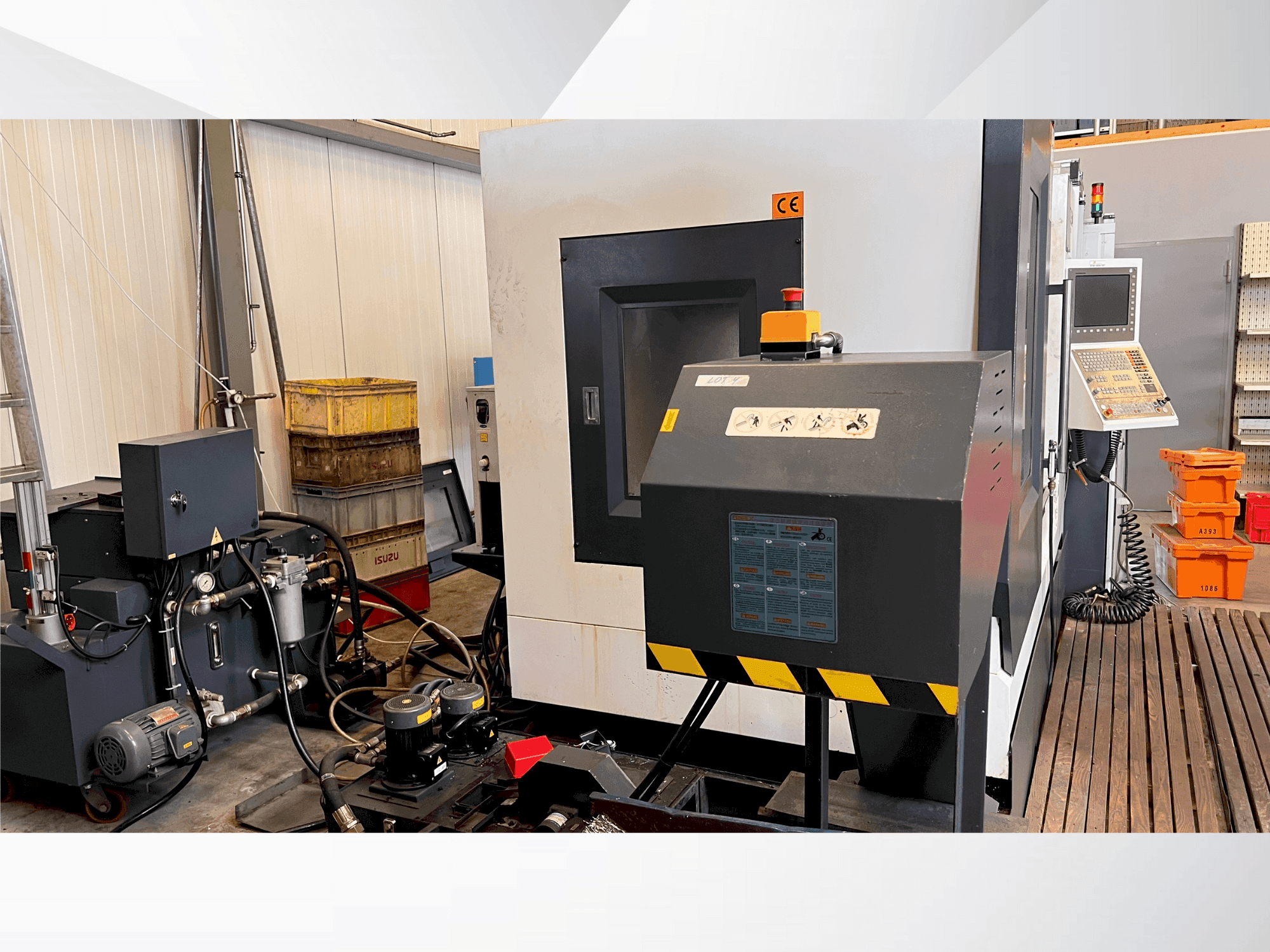 Vista Frontal da POSmill C 1050 máquina