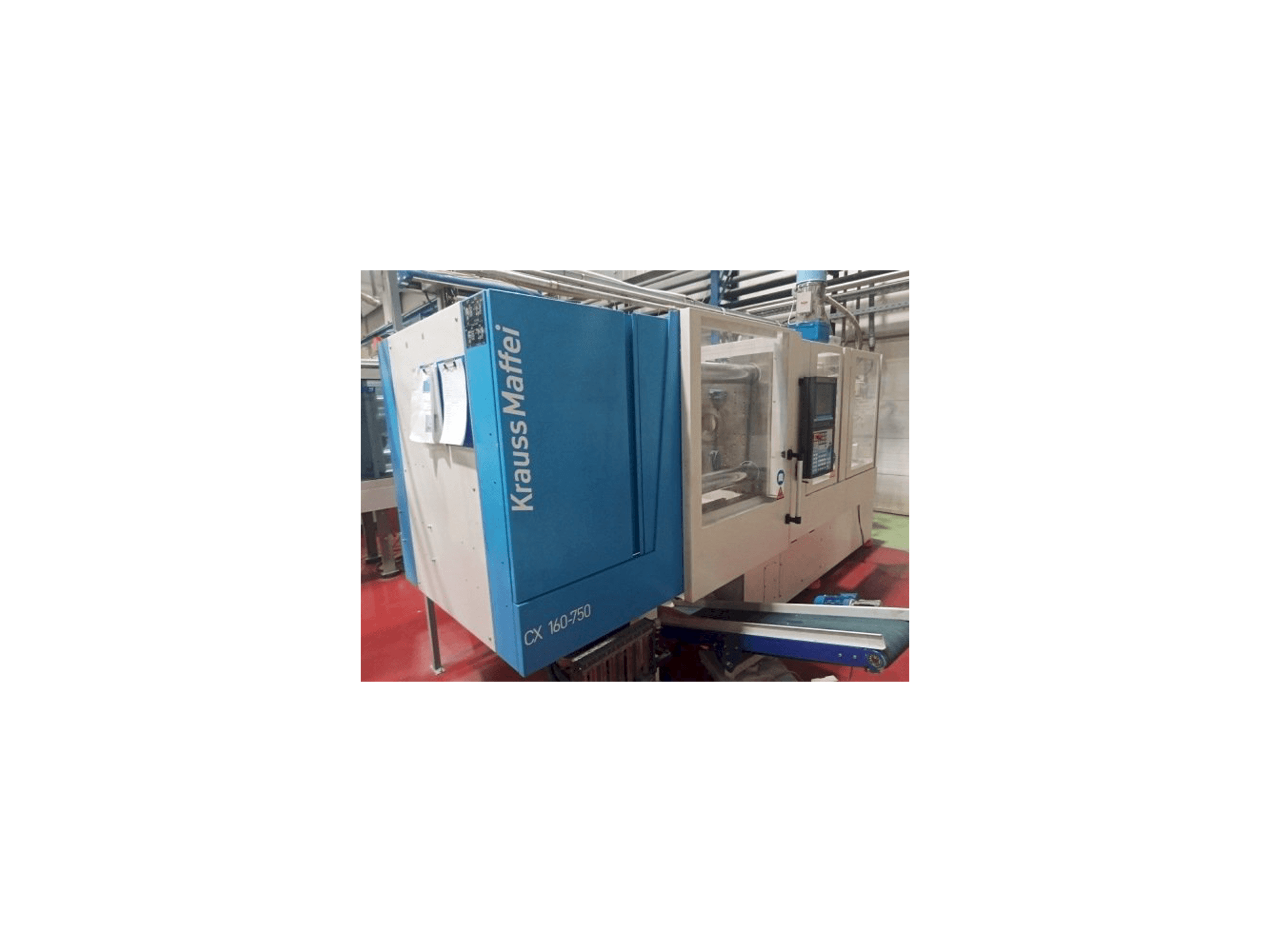 Vista Frontal da Krauss Maffei KM 160-750 CX máquina