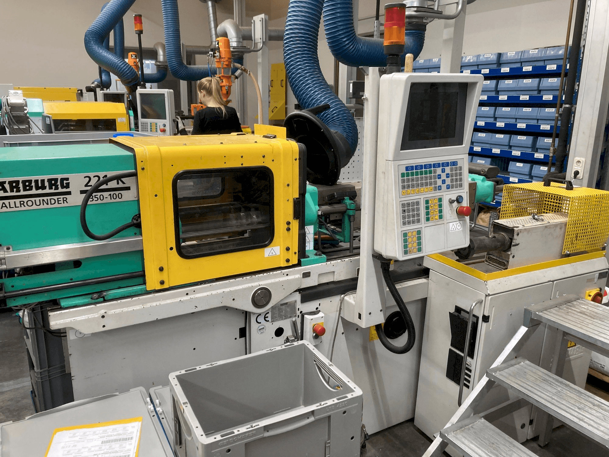 Vista Frontal da Arburg 221 K 350-100U máquina