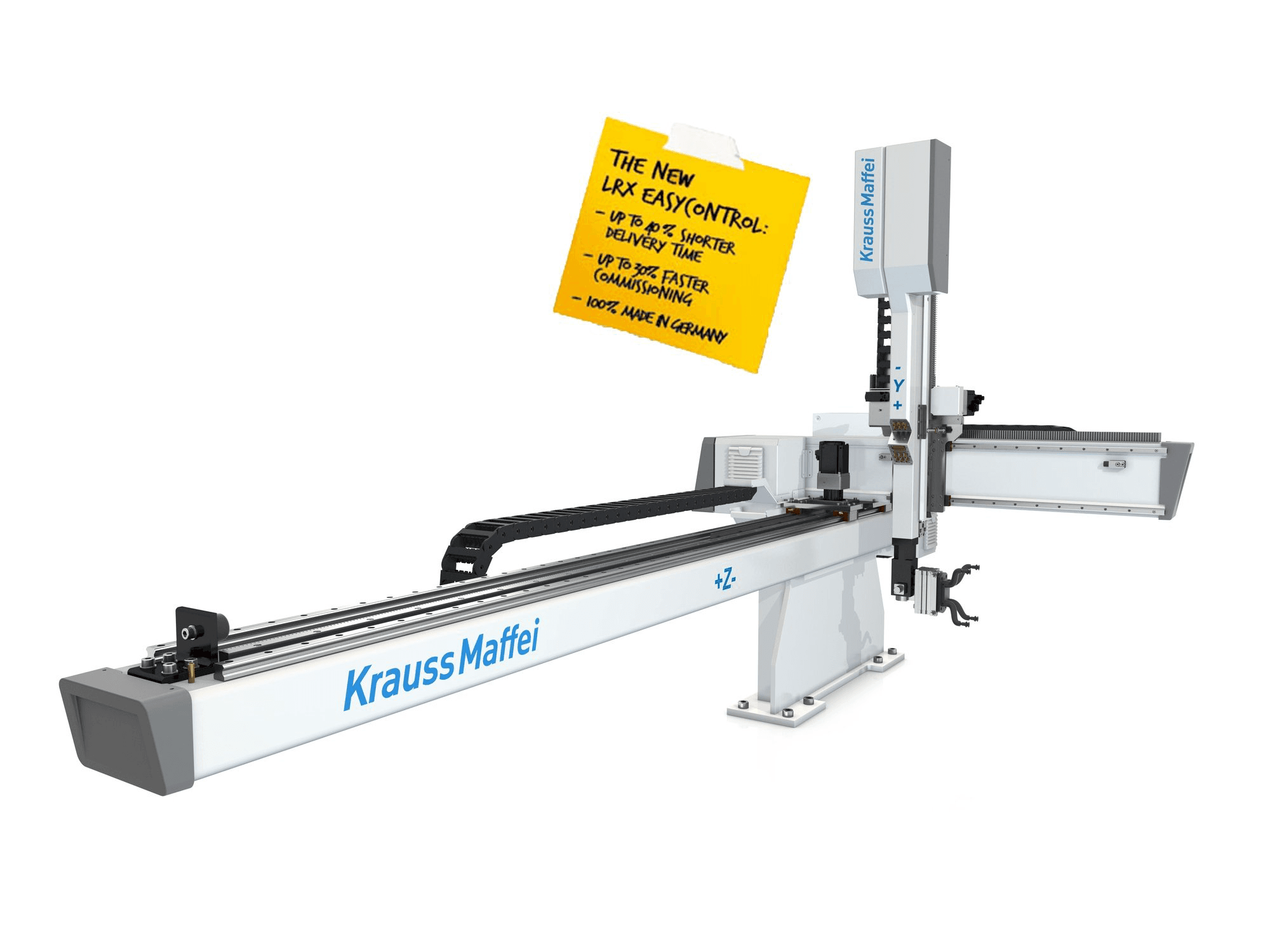 Vista Frontal da Krauss Maffei LRX EasyControl 50 máquina