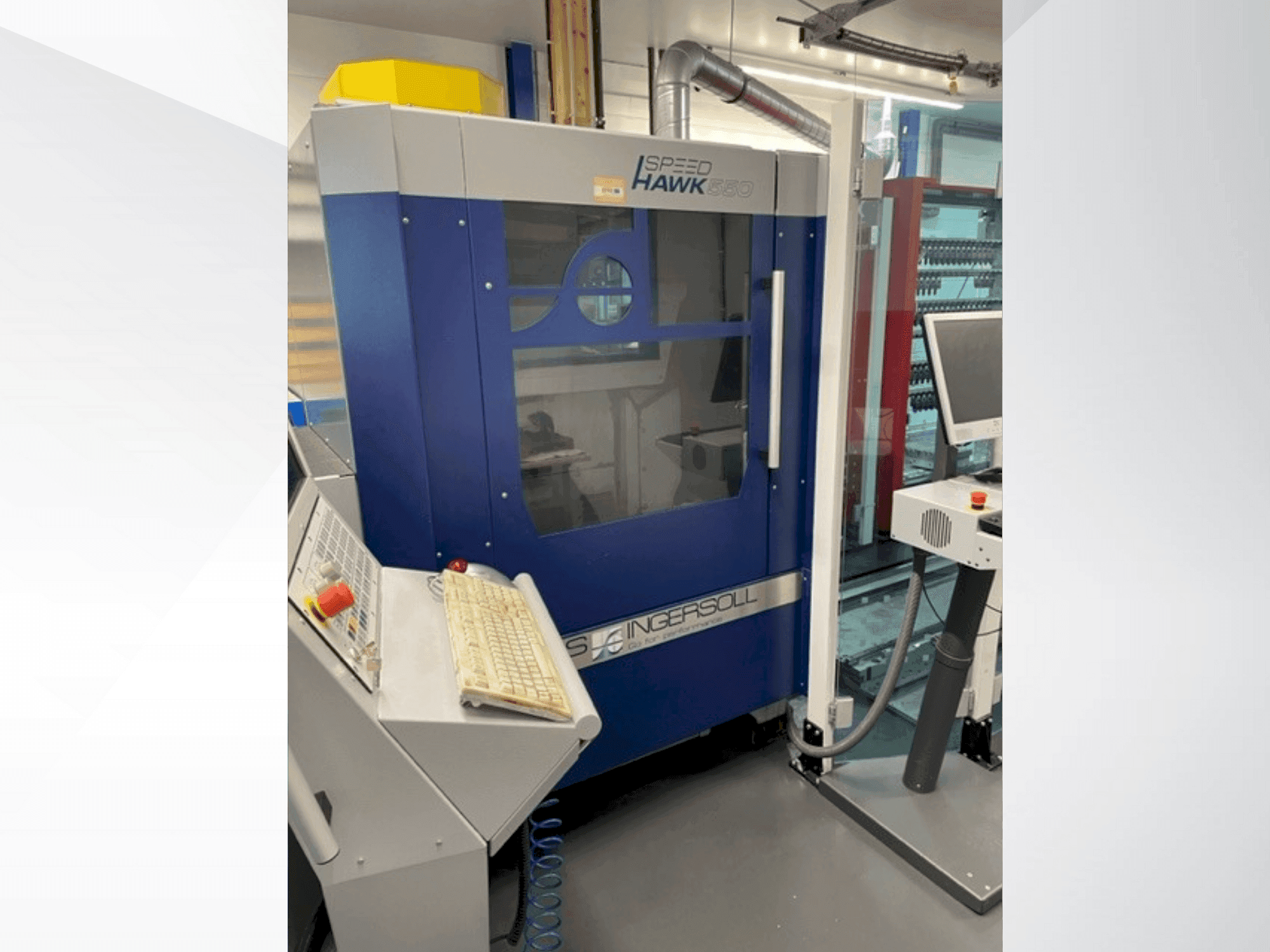 Vista Frontal da OPS INGERSOLL SPEED HAWK 550 máquina