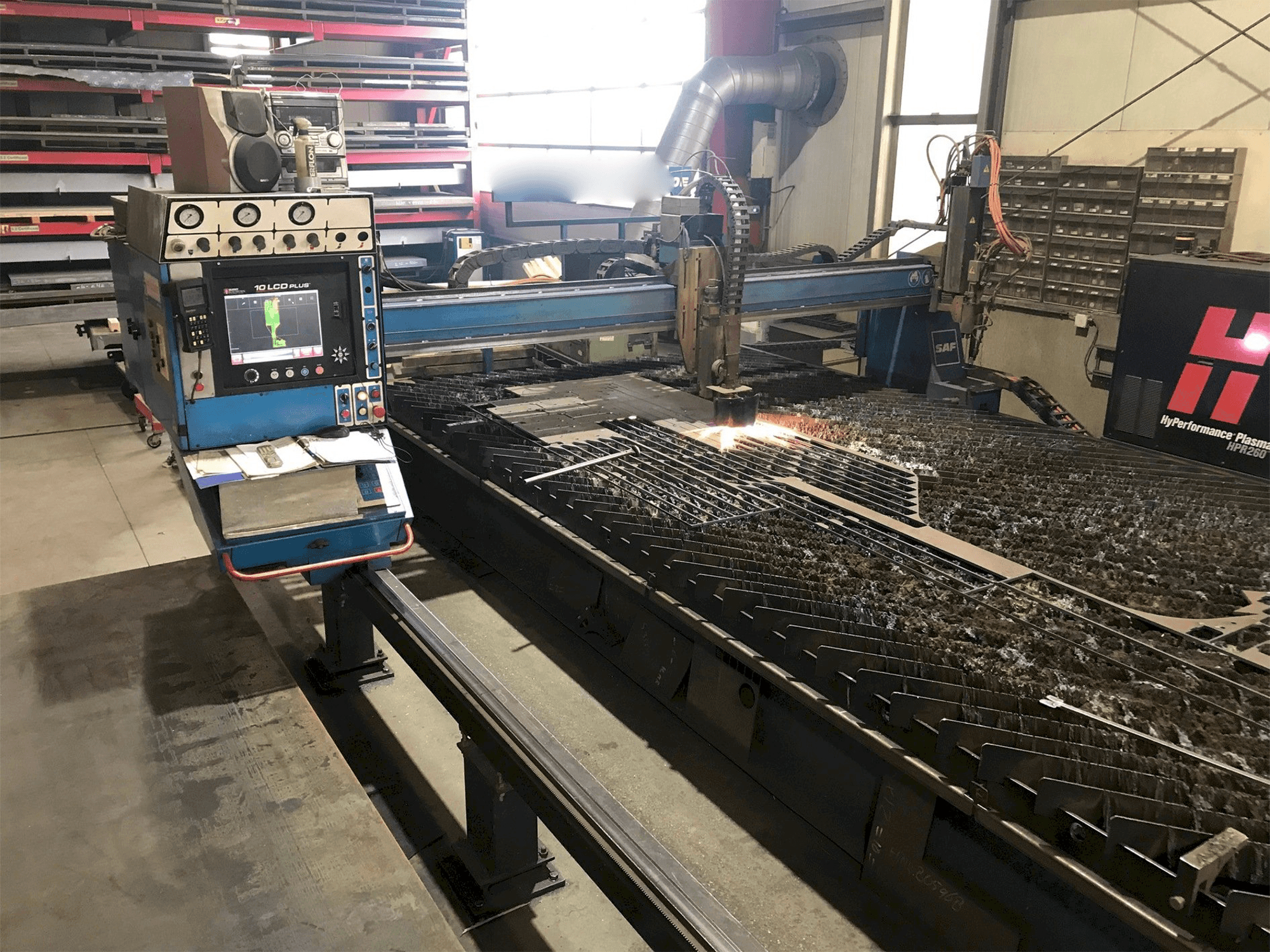 Vista Frontal da SAF Oxytome B30E máquina