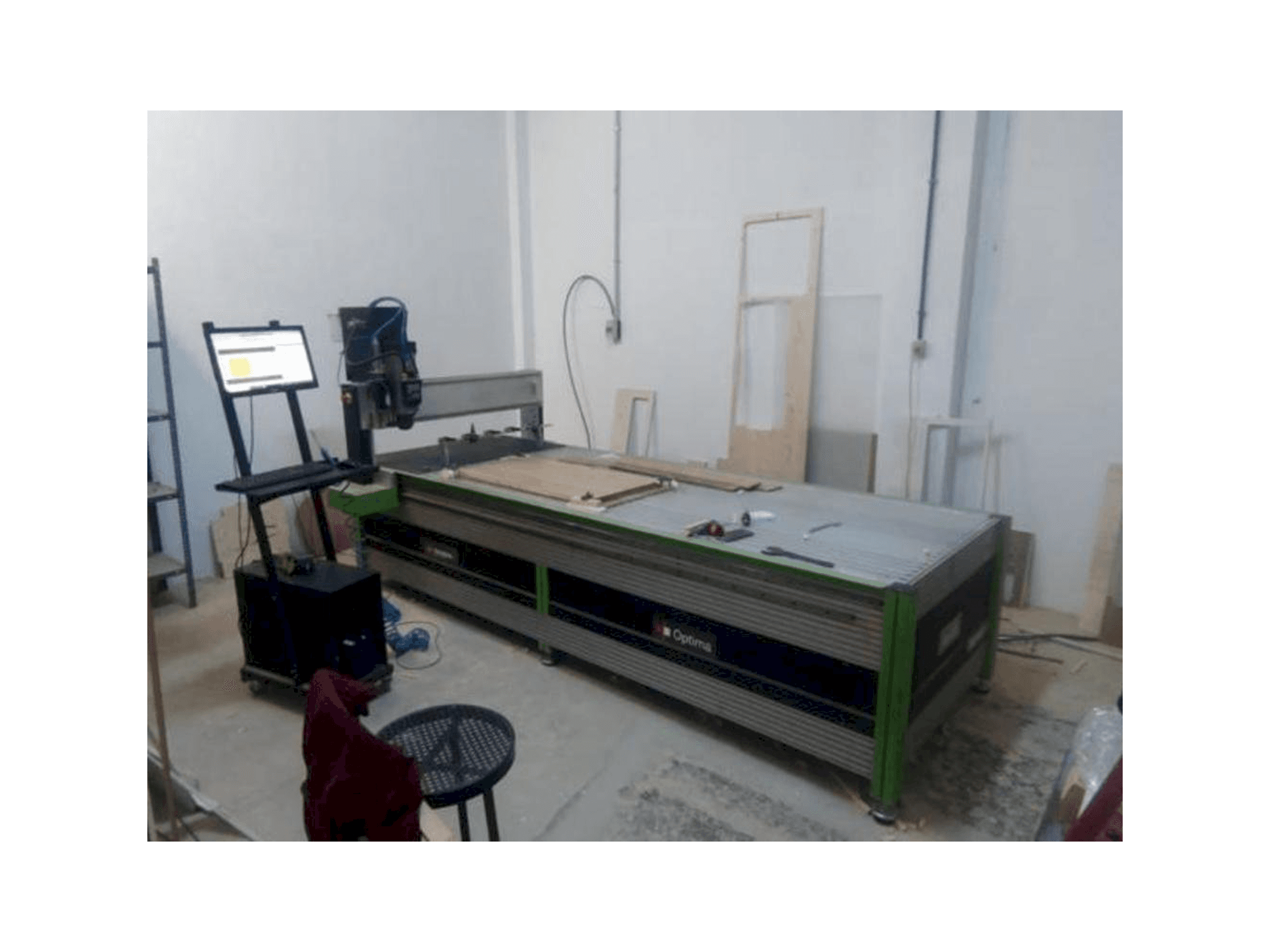 Vista Frontal da OPTIMA 2510 máquina