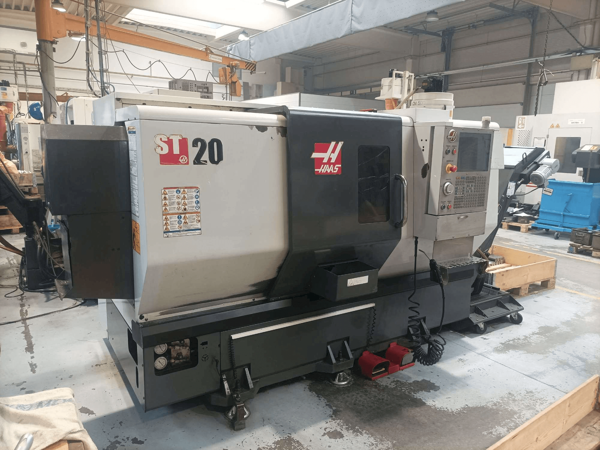 Vista Frontal da HAAS ST-20SSY máquina