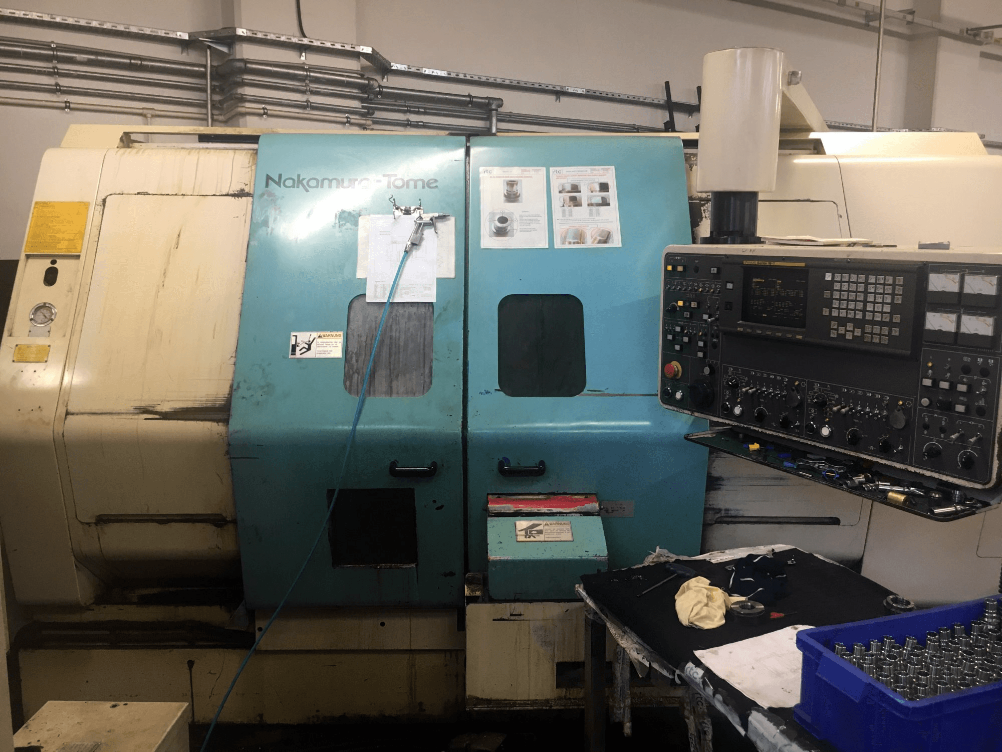 Vista Frontal da NAKAMURA-TOME TW-20 MMY máquina