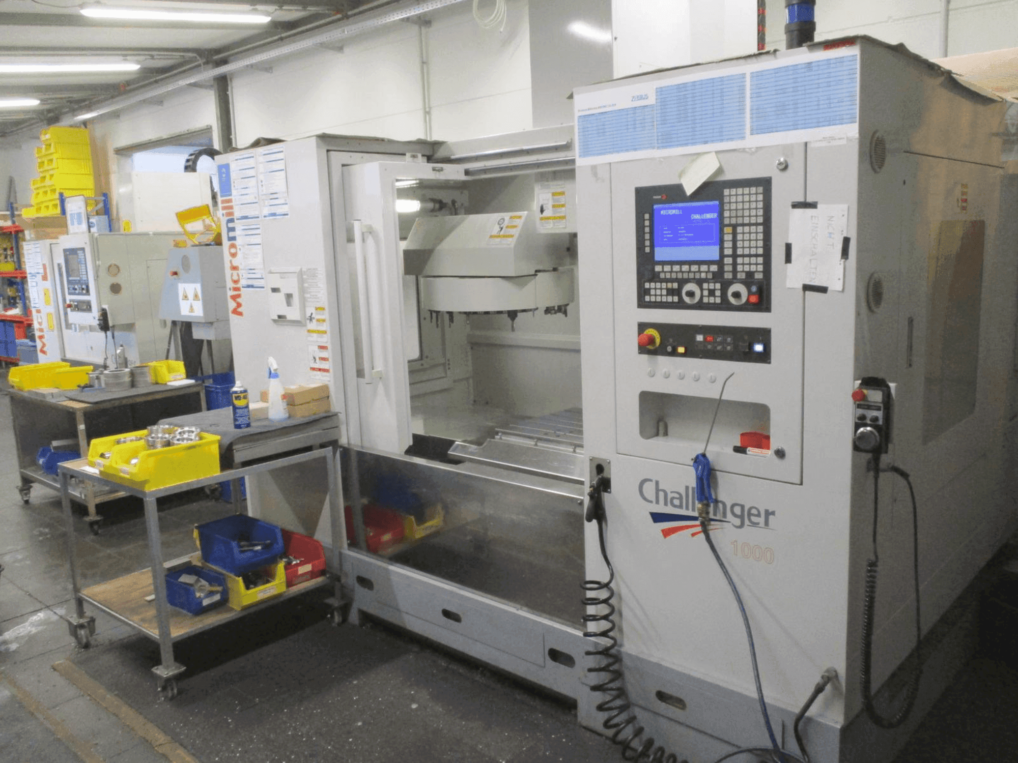 Vista Frontal da BUFFALO Micromill Challenger MM-1000 máquina