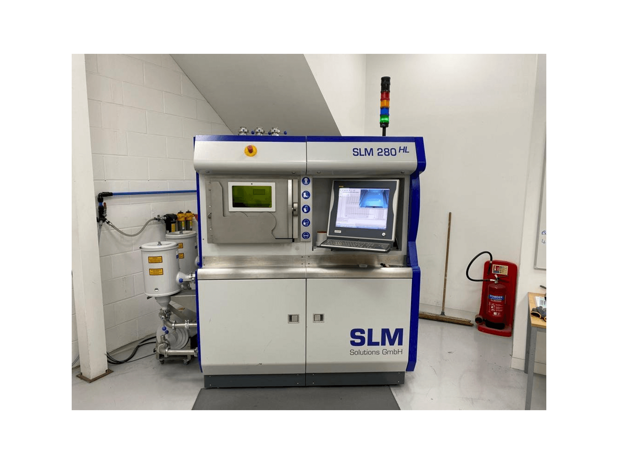 Vista Frontal da SLM 280 HL máquina