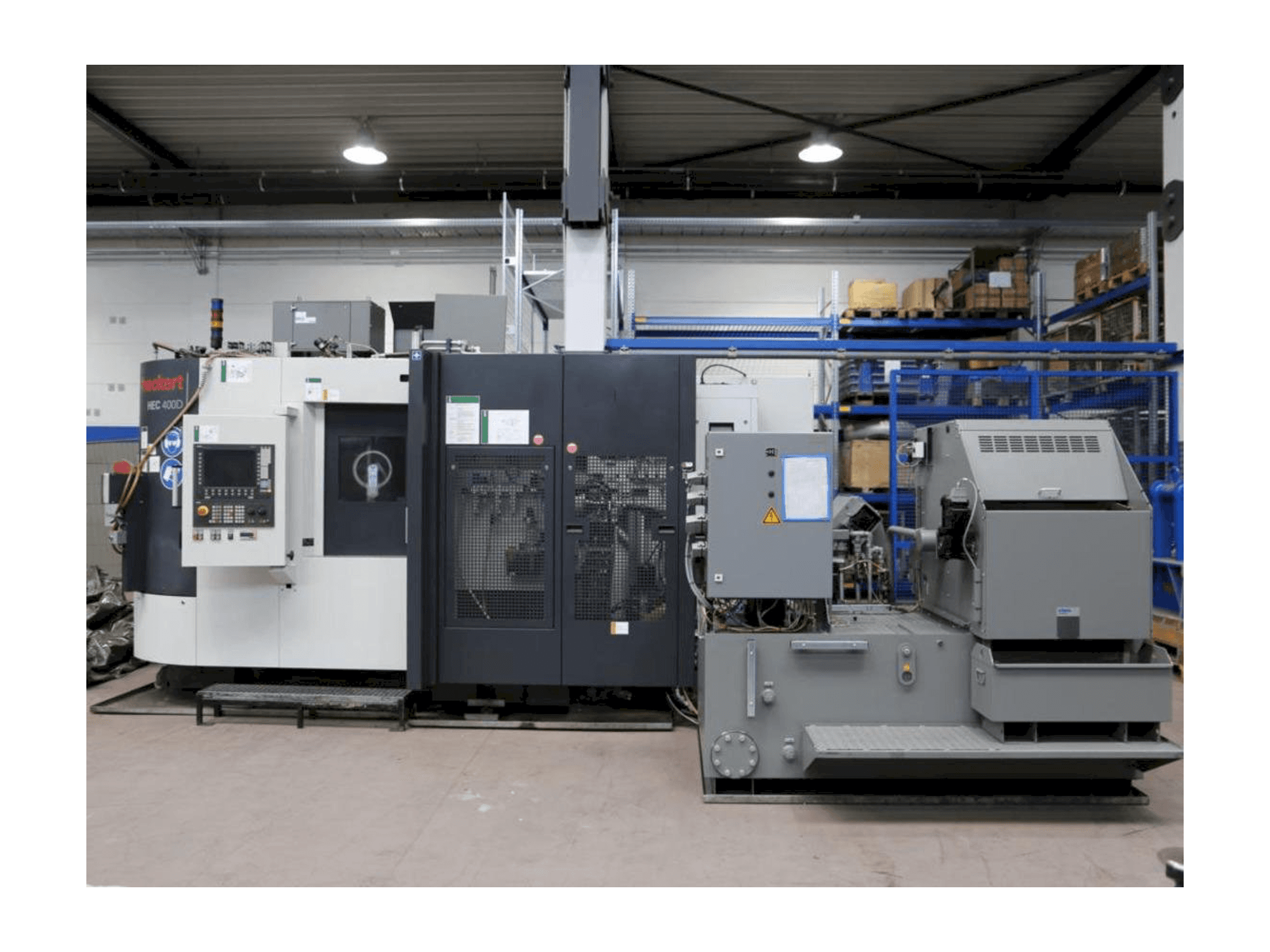 Vista Frontal da Heckert HEC 400D máquina