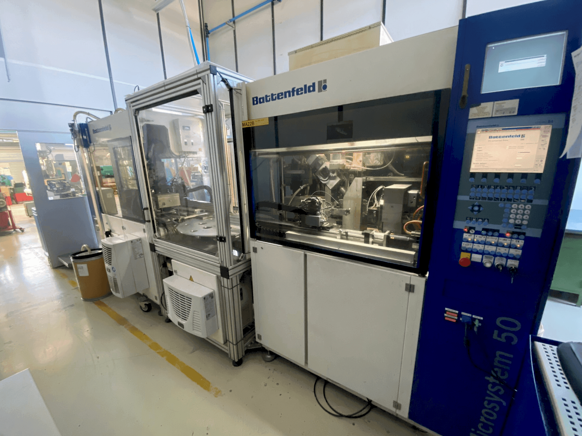 Vista Frontal da Battenfeld Microsystem MM 50/50 máquina