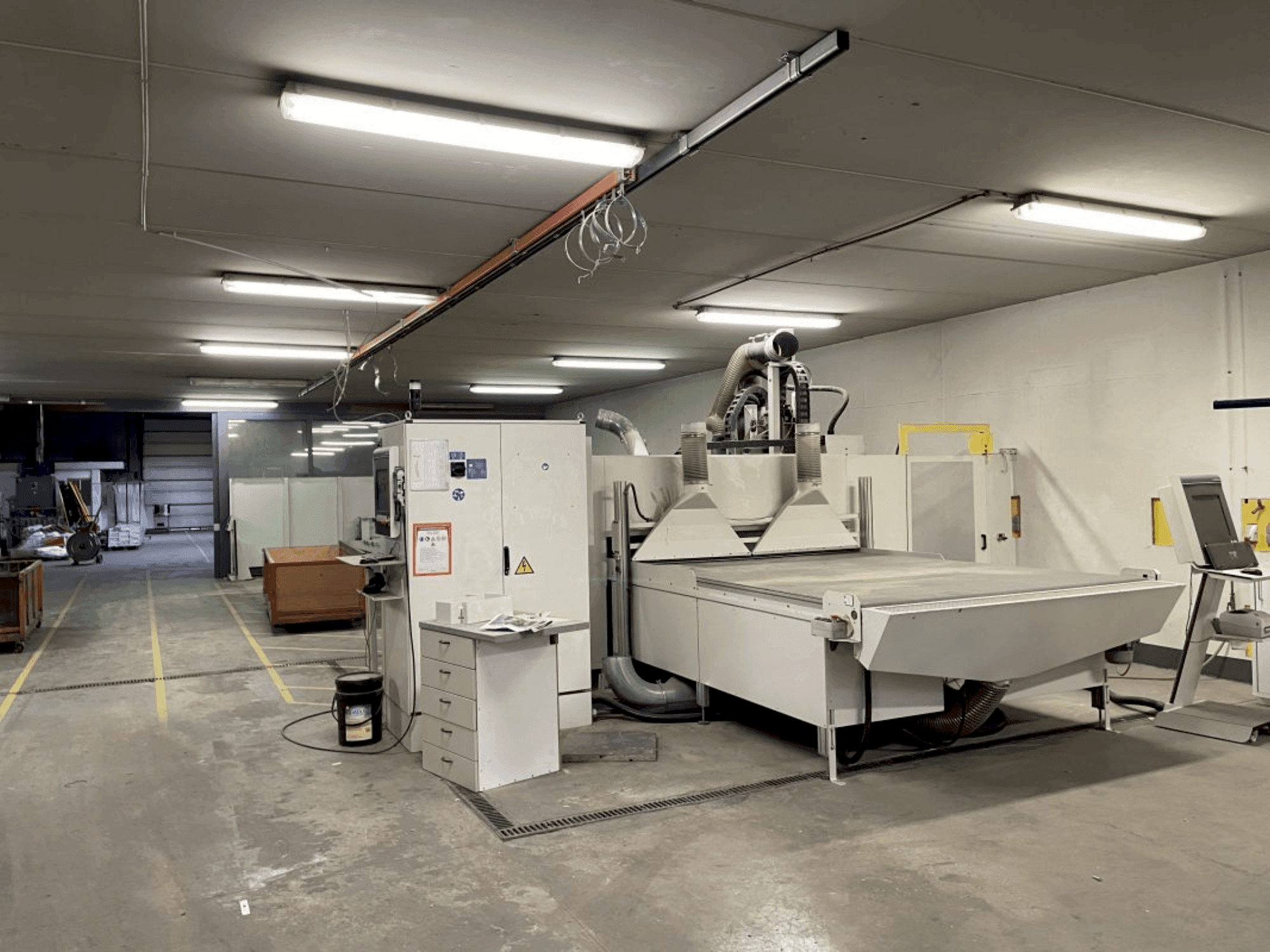 Vista Frontal da SCM Morbidelli Author M400 máquina