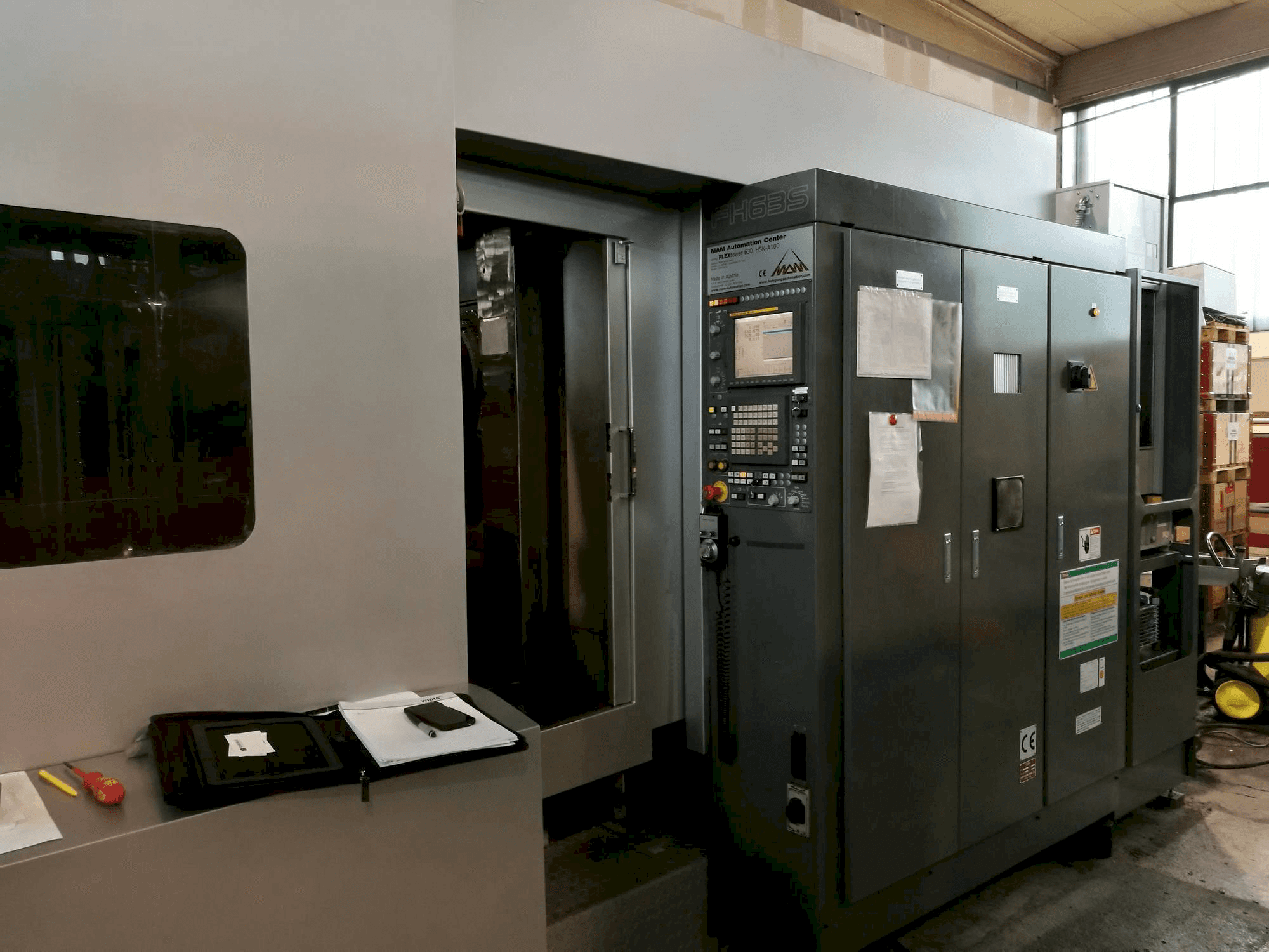 Vista Frontal da TOYODA FH 63S máquina