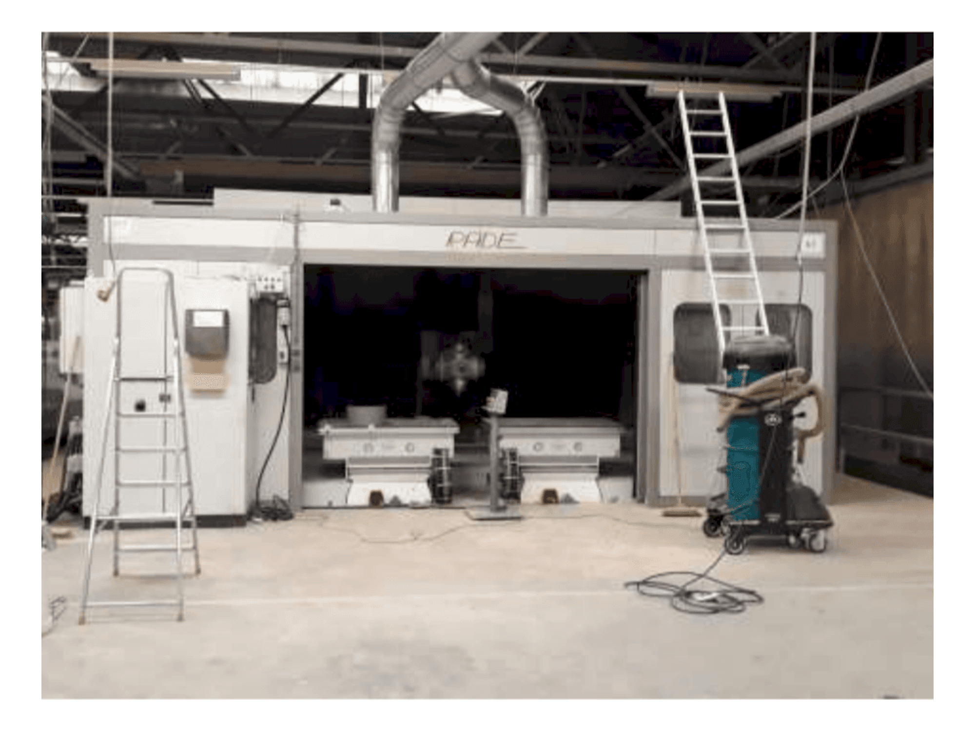 Vista Frontal da PADE UNI 5 concept máquina