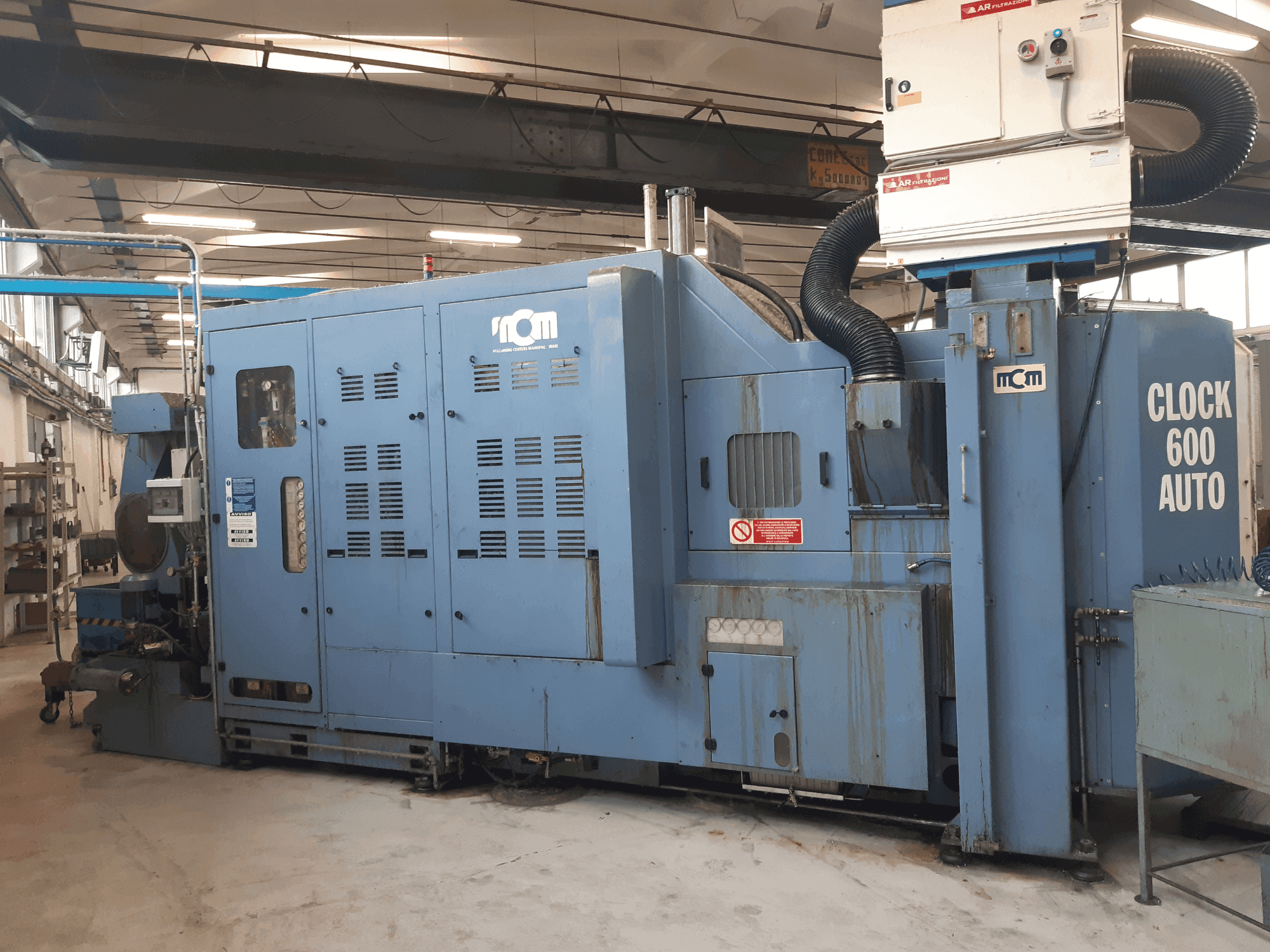 Vista Frontal da MCM Clock 600 Auto máquina