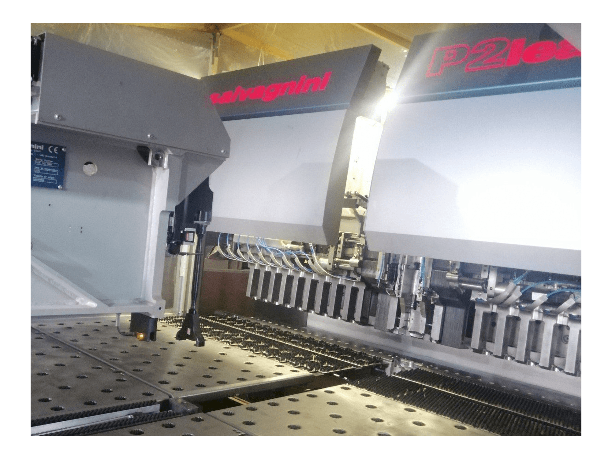 Vista Frontal da Salvagnini P2lean máquina