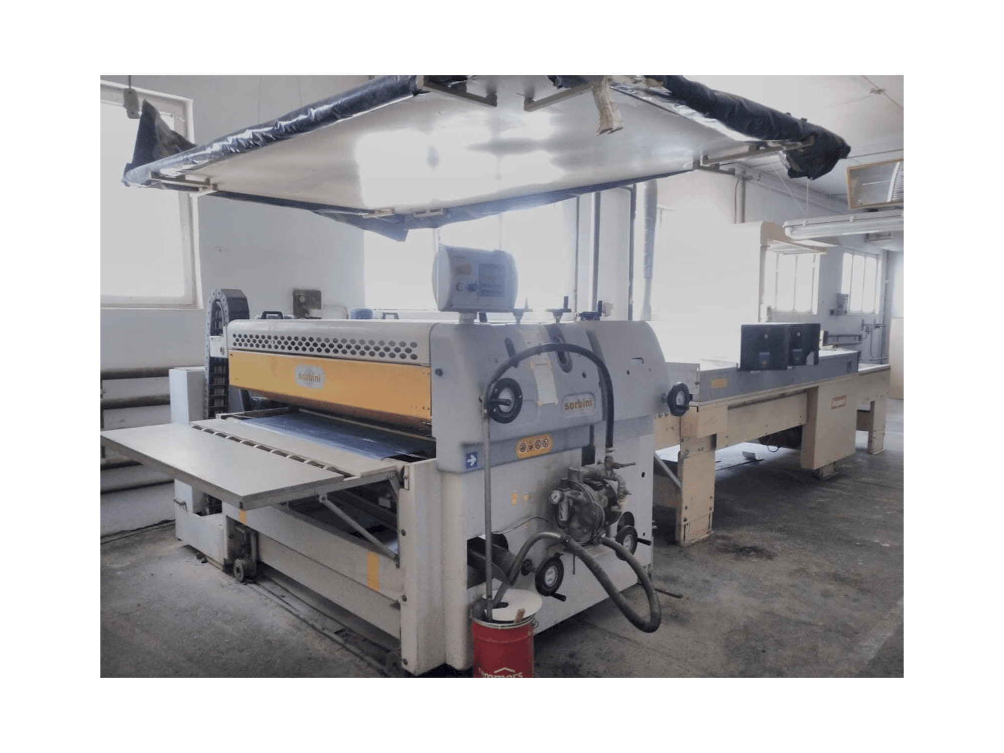 Vista Frontal da SORBINI smartcoater sp1 máquina