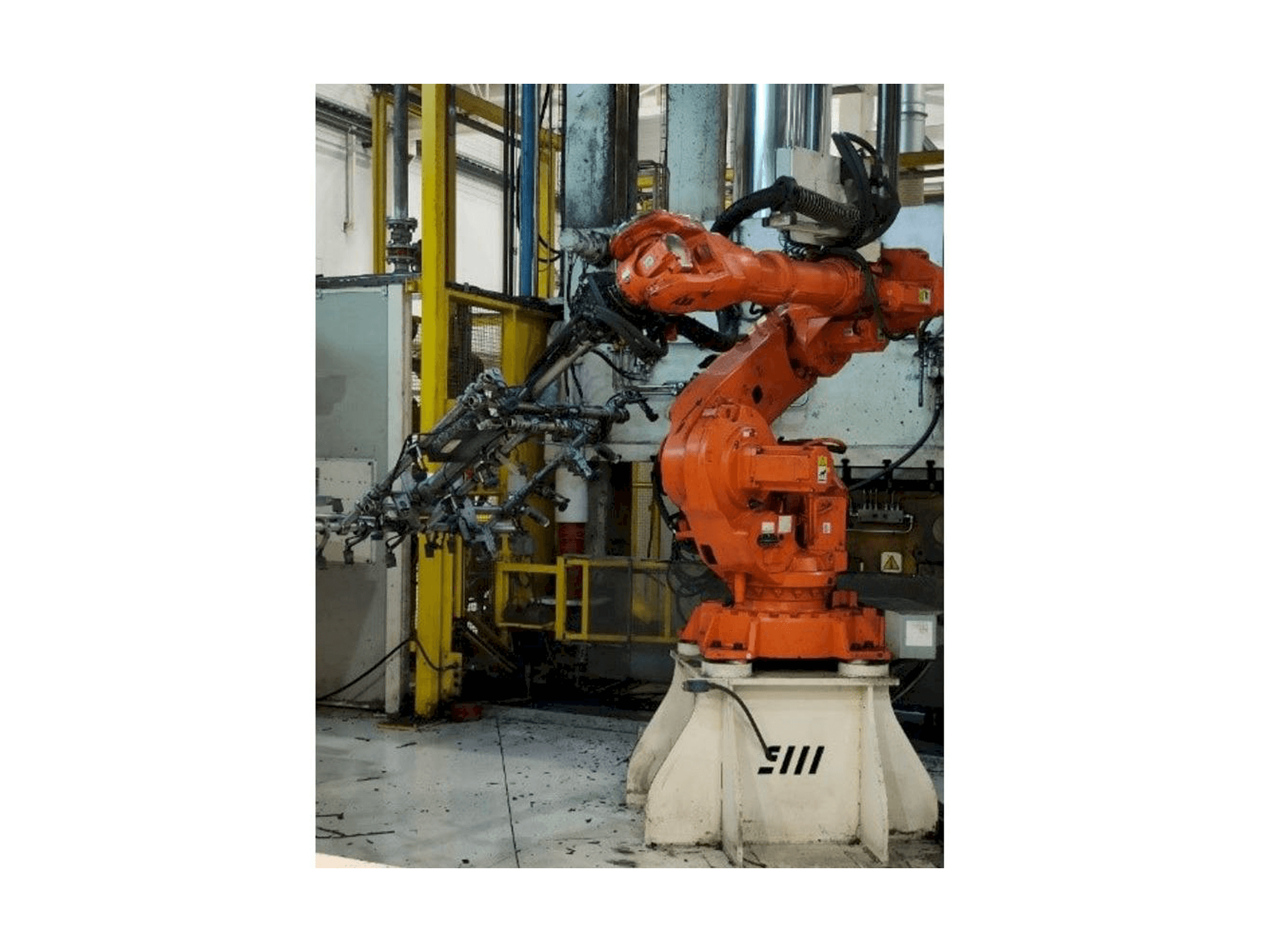 Vista Frontal da ABB IRB 6640-185/2.8 máquina