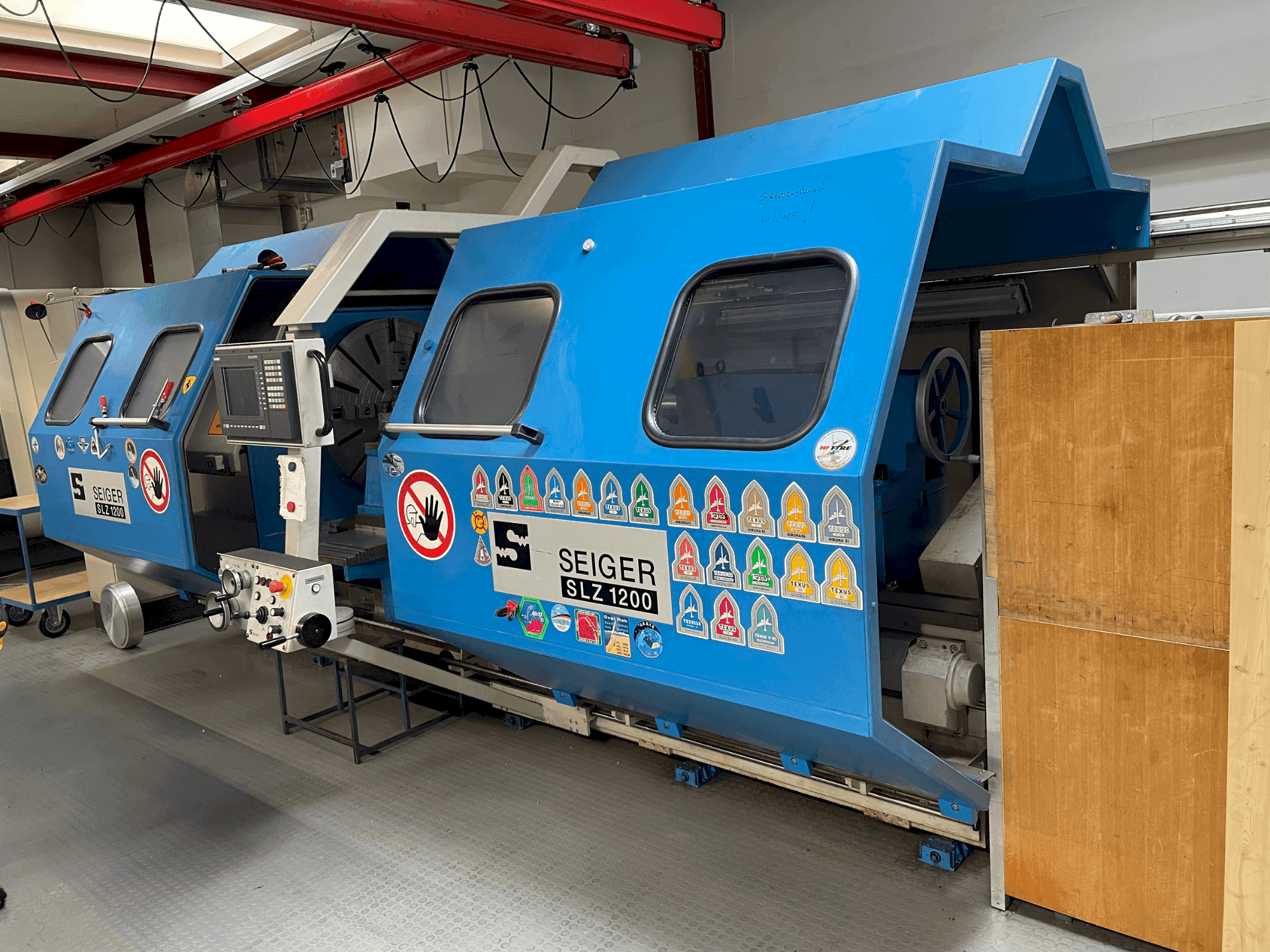 Vista Frontal da SEIGER SLZ1200 máquina