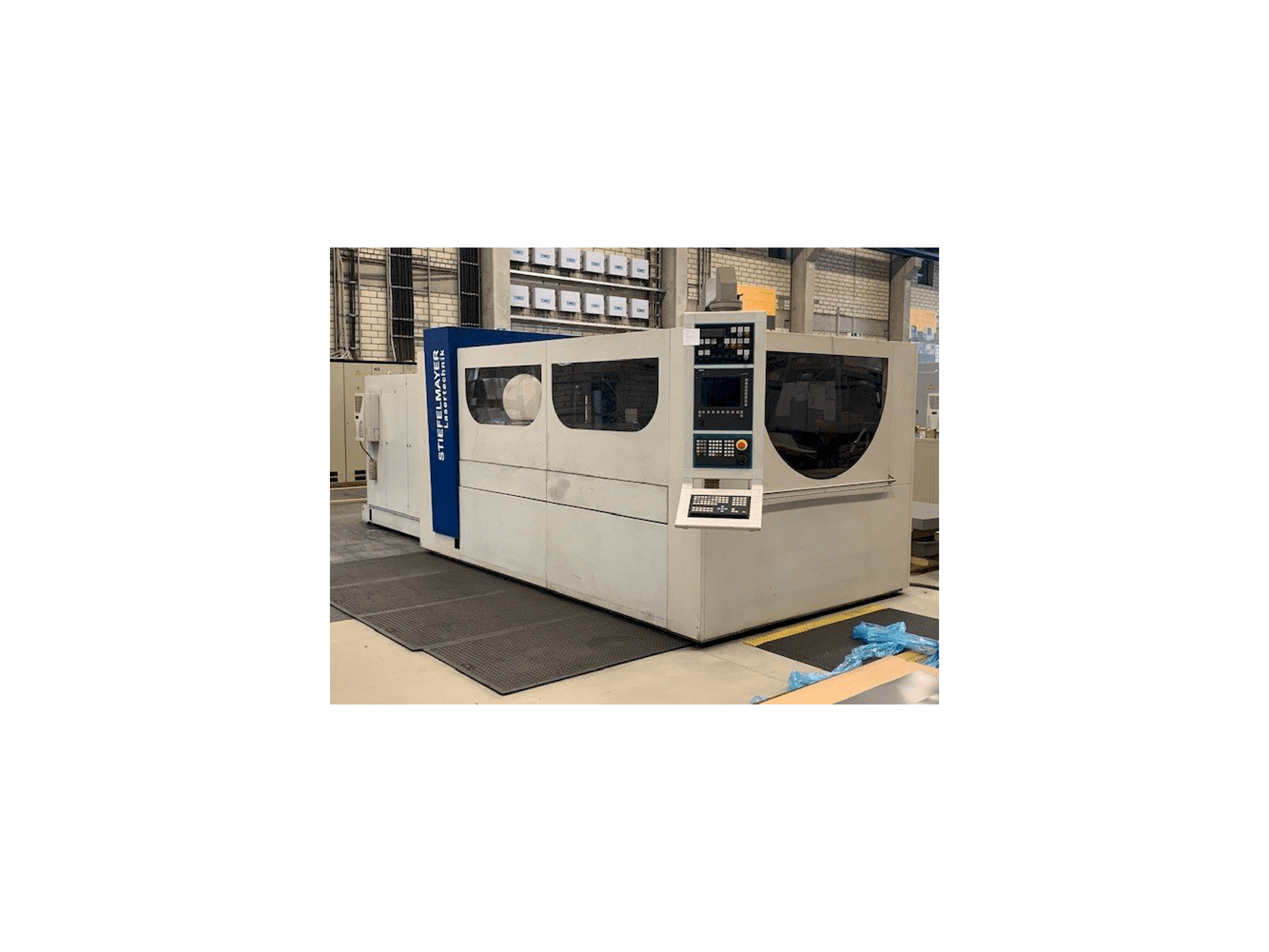 Vista Frontal da Stiefelmayer linear máquina