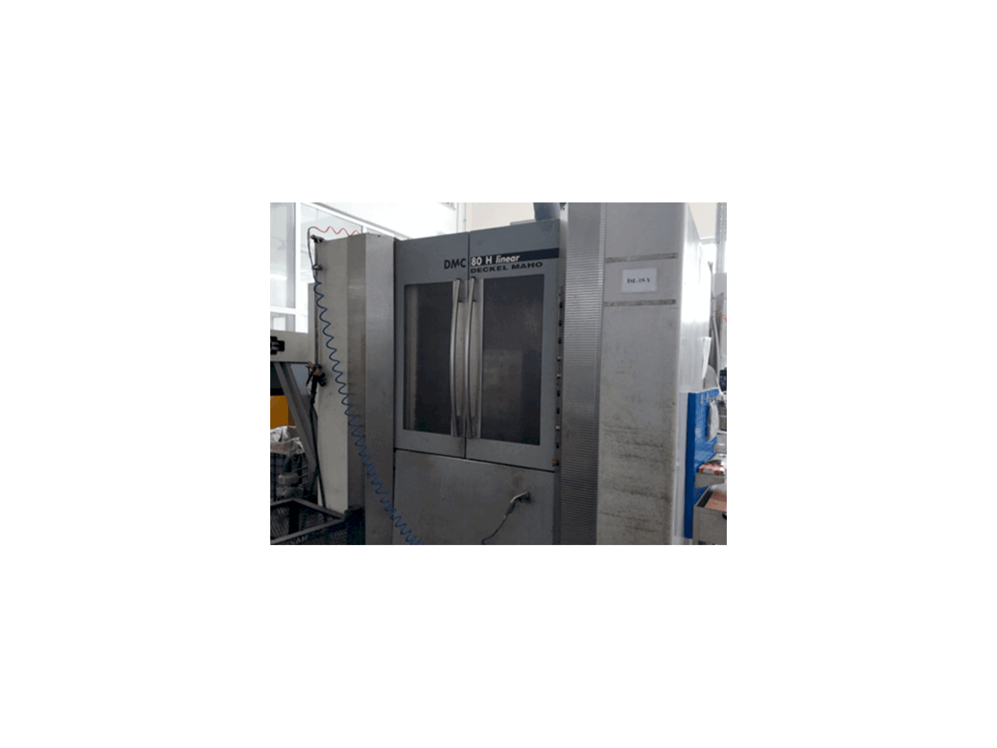 Vista Frontal da DECKEL MAHO DMC 80 H linear máquina