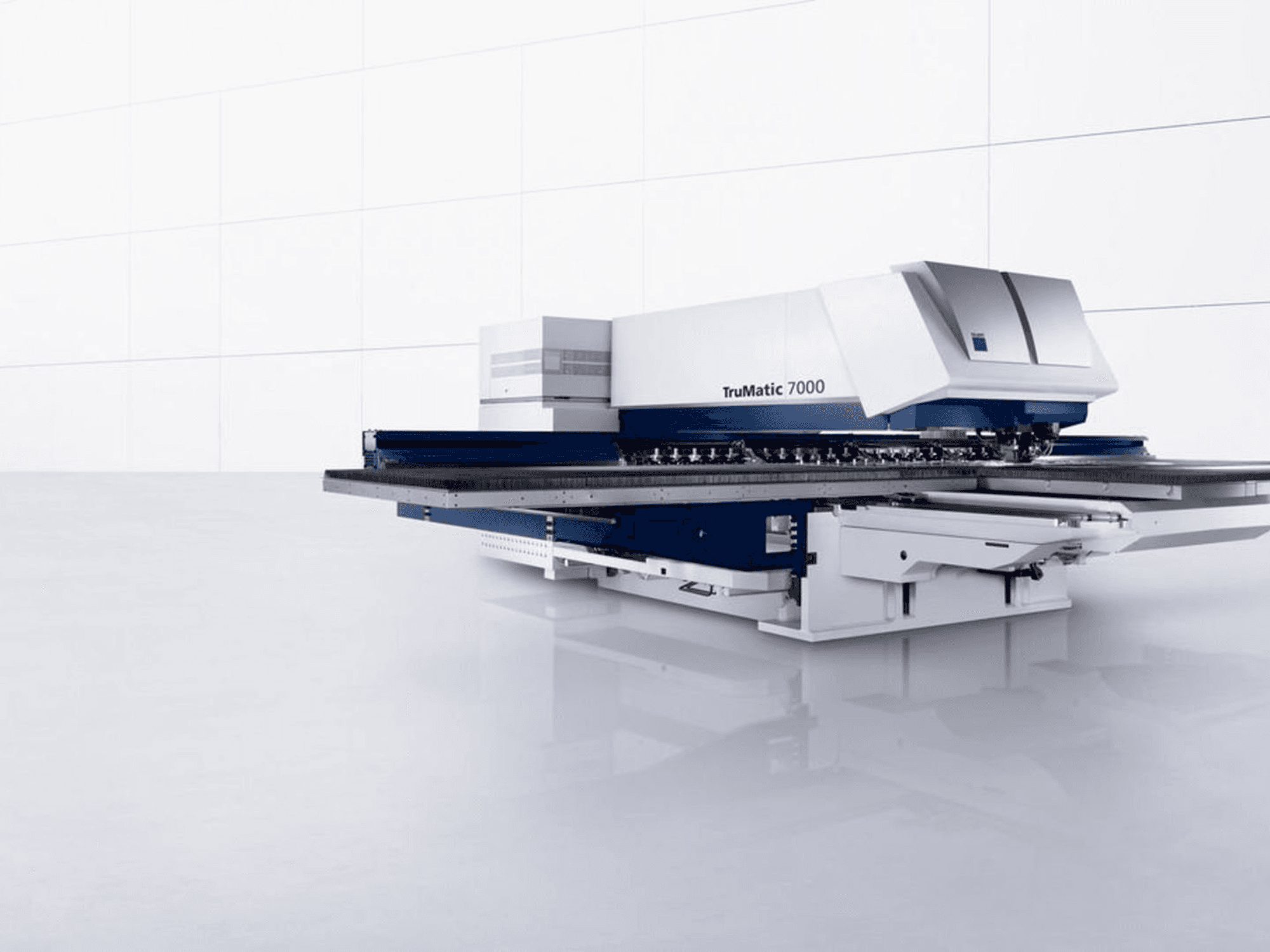 Vista Frontal da Trumpf TC 7000 máquina