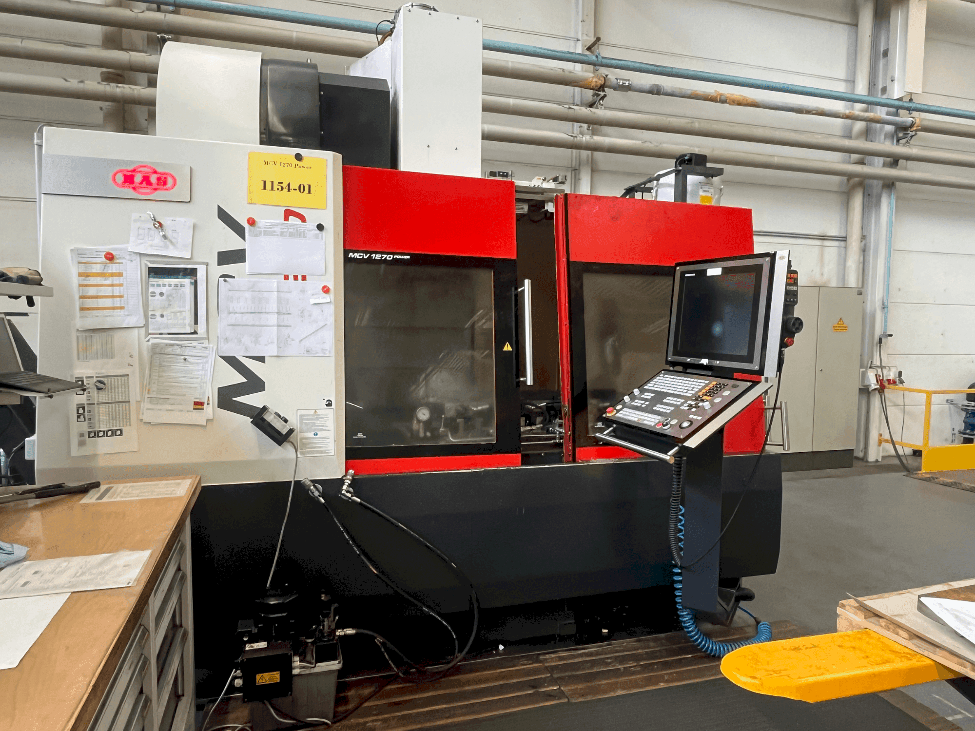 Vista Frontal da MAS MCV 1270 Power máquina