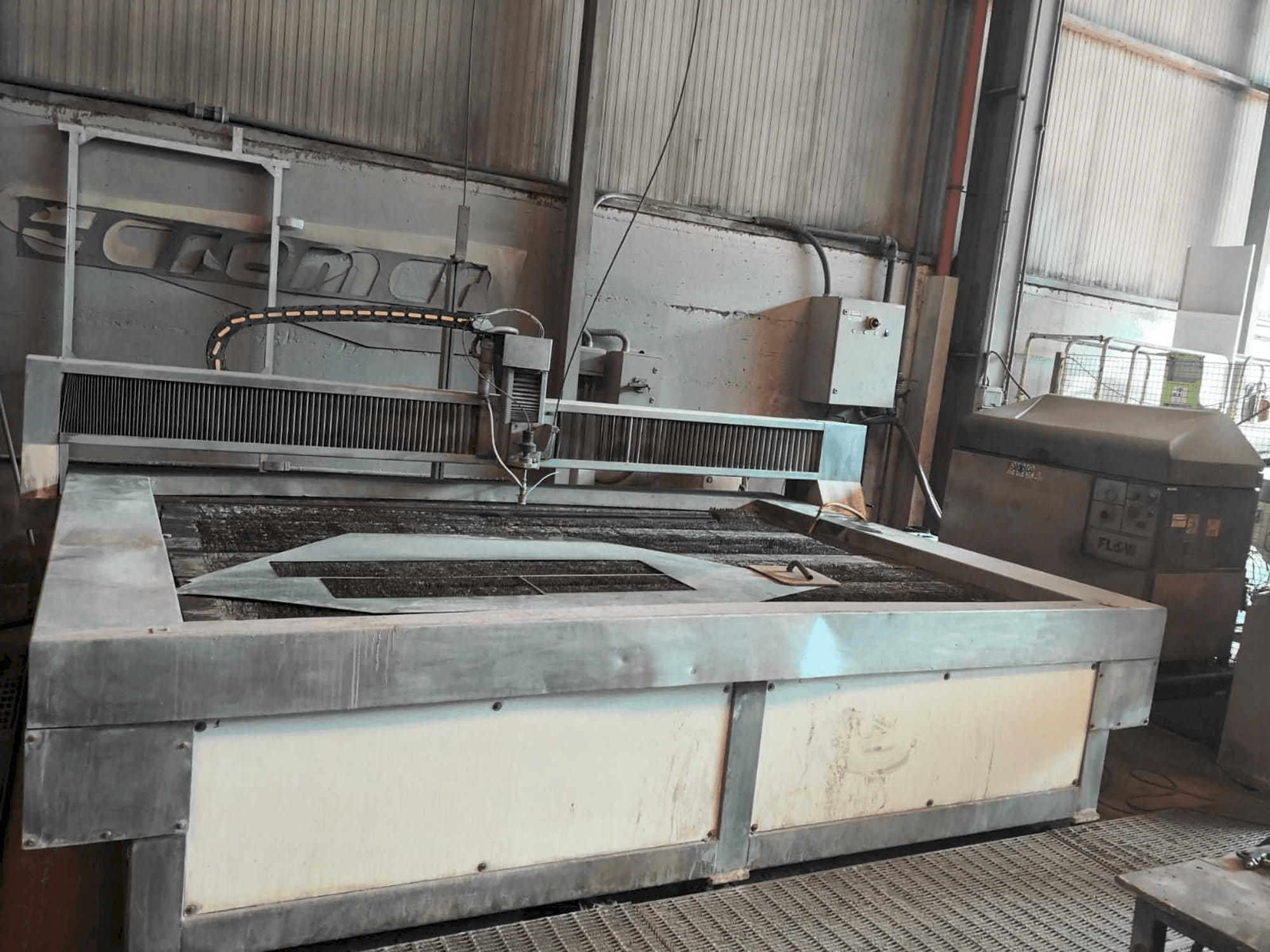 Vista Frontal da Flow 7xs 55 máquina