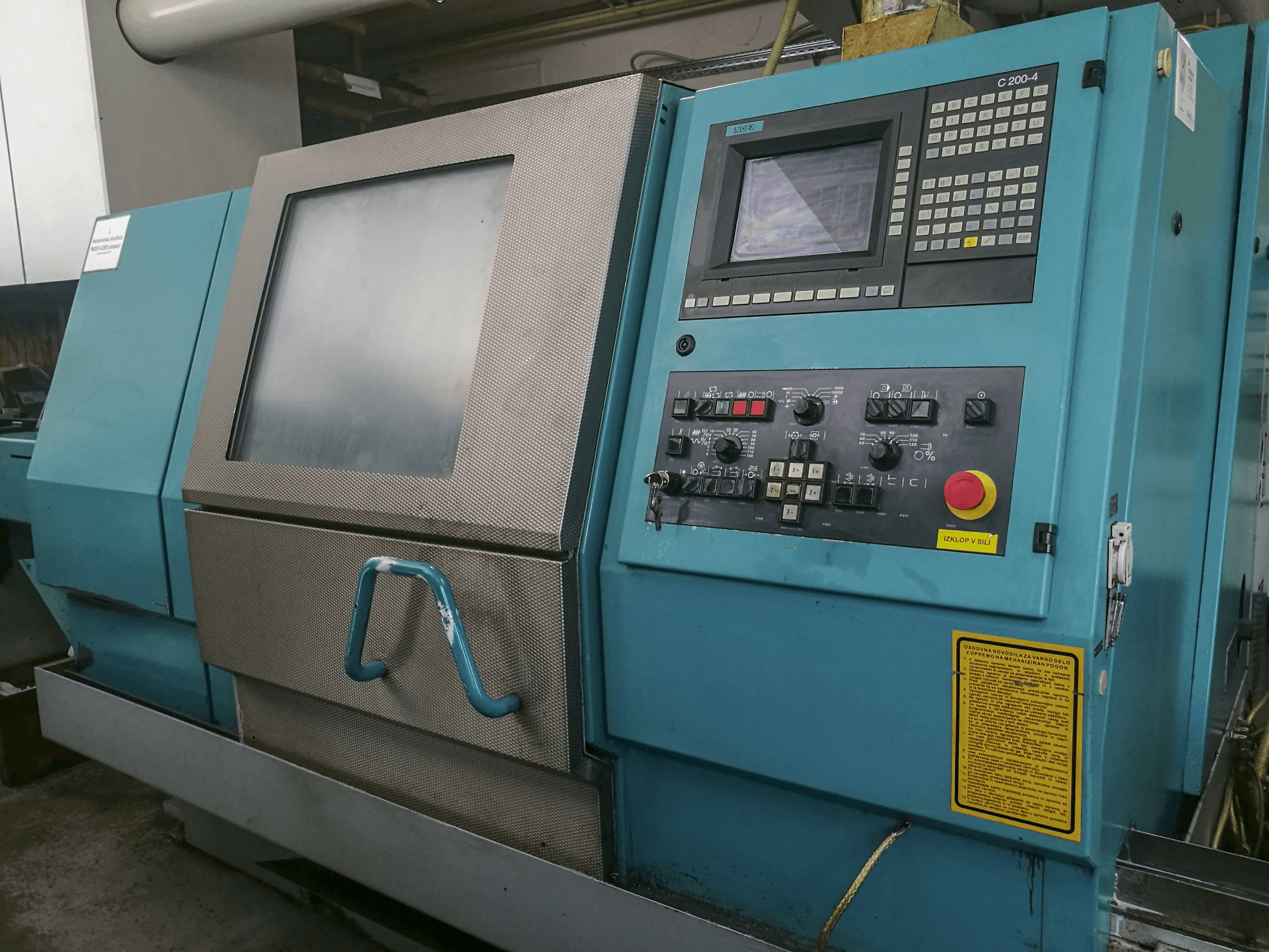 Vista Frontal da Index G200 Compact máquina