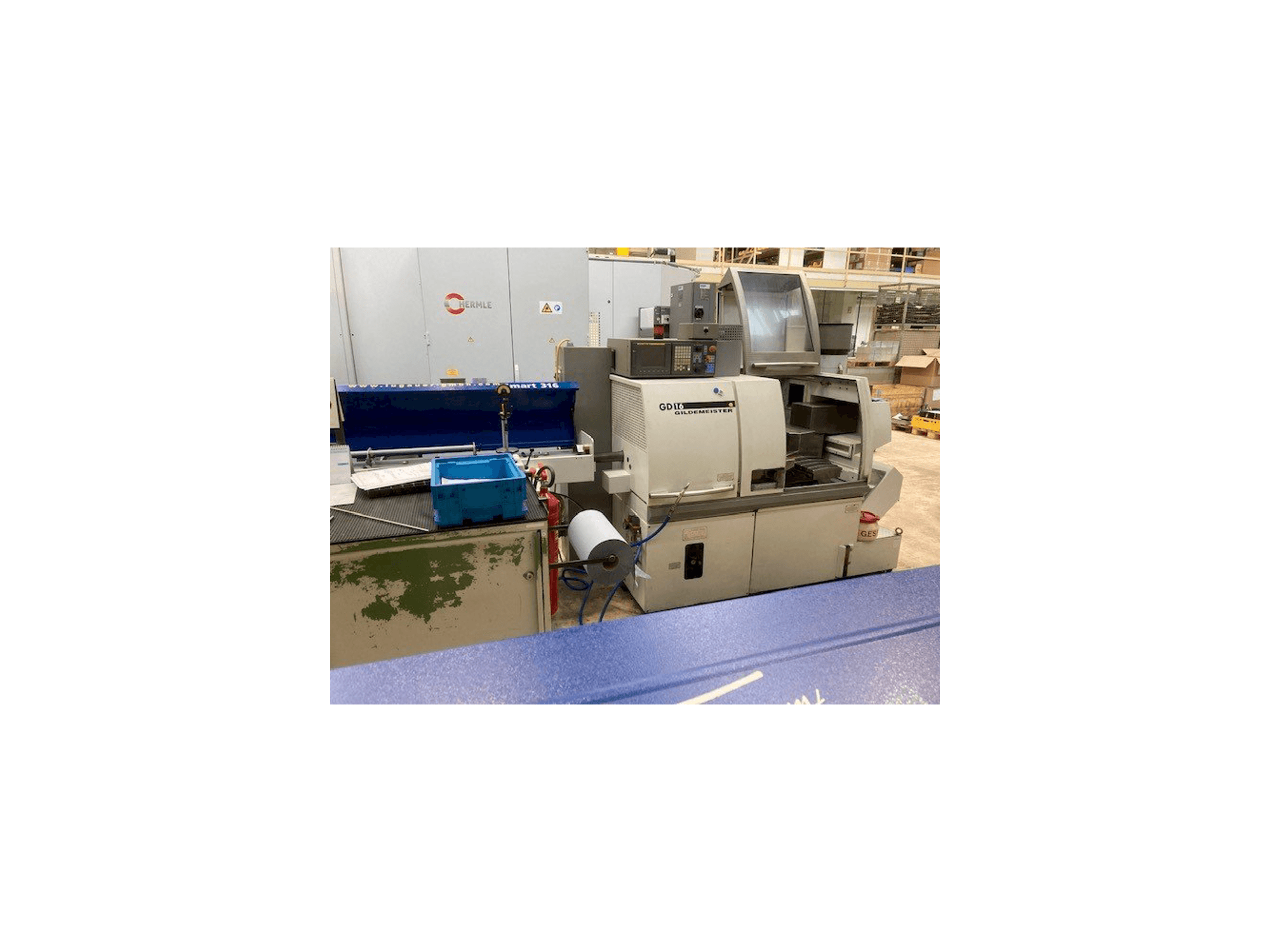 Vista Frontal da Gildemeister GD 16 máquina