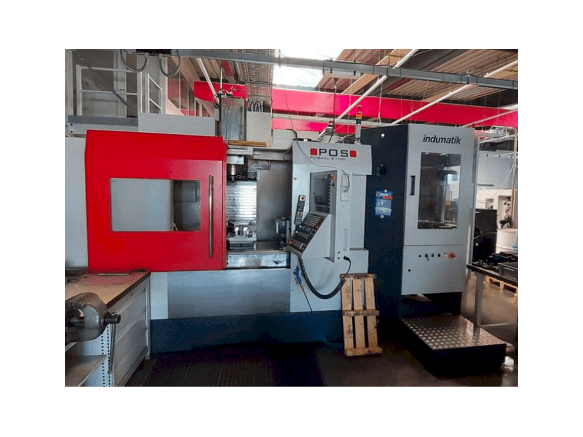 Vista Frontal da POSmill POS E1100 máquina