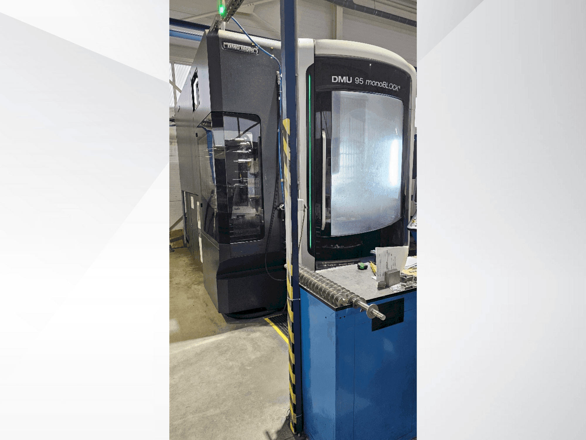 Vista Frontal da DMG MORI DMU 95 monoBlock máquina