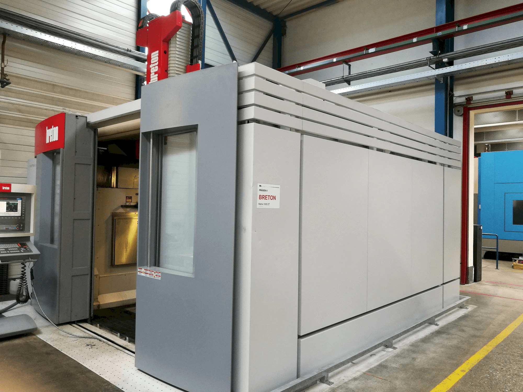 Vista Frontal da Breton Matrix 1000 2T DY máquina