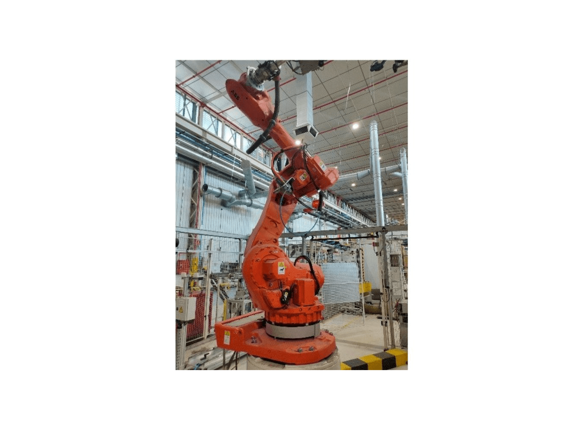 Vista Lateral Esquerda da ABB IRB 6600-175/2.55 máquina