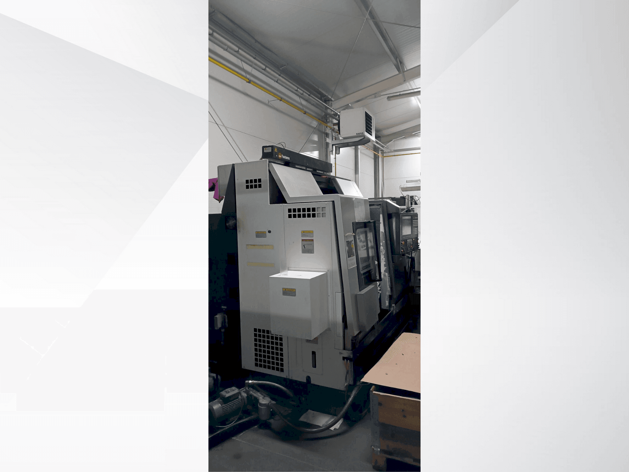 Vista Frontal da Okuma LB3000 EX II-MY C450 máquina