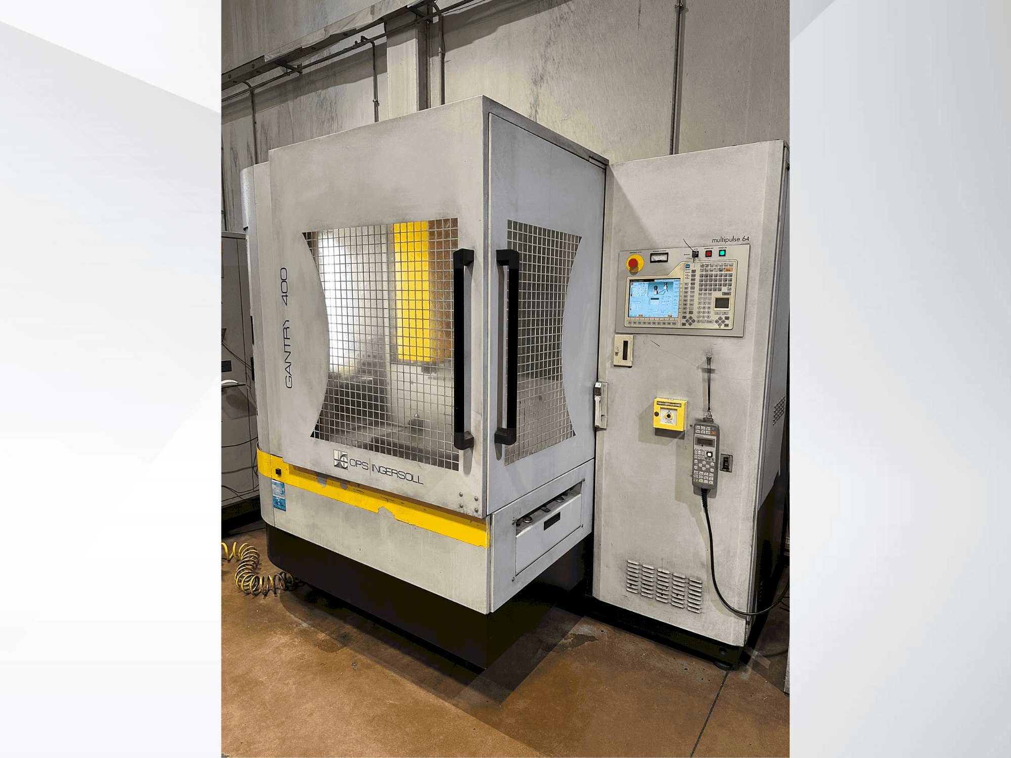 Vista Frontal da INGERSOLL Gantry 400 máquina